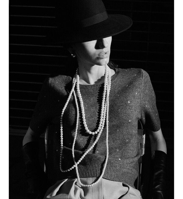 allureville「3連フェイクパールネックレス」|ネックレス|