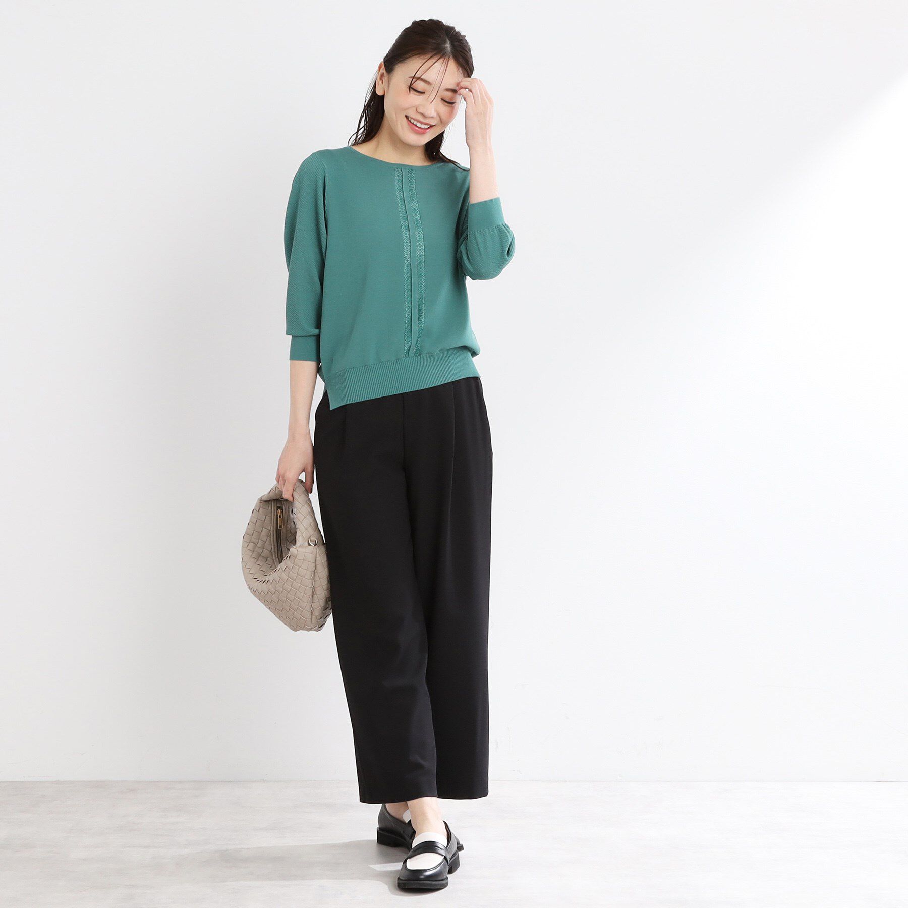 Reflect「【マシンウォッシュ可／すっきりシルエット】ワイドシルエットパンツ」|その他|