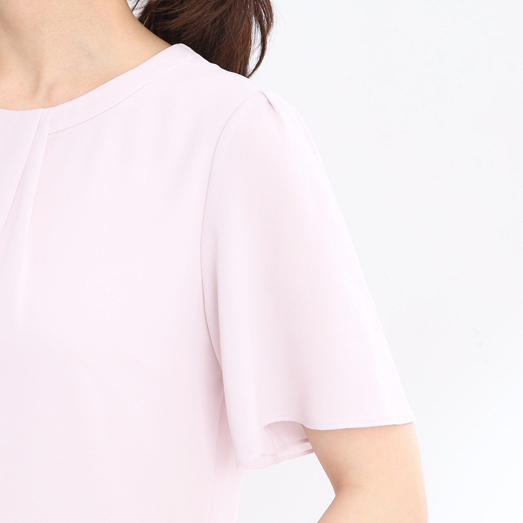 Reflect「【UVカット／接触冷感／マシンウォッシュ可能】タックデザインブラウス」|シャツ・ブラウス|