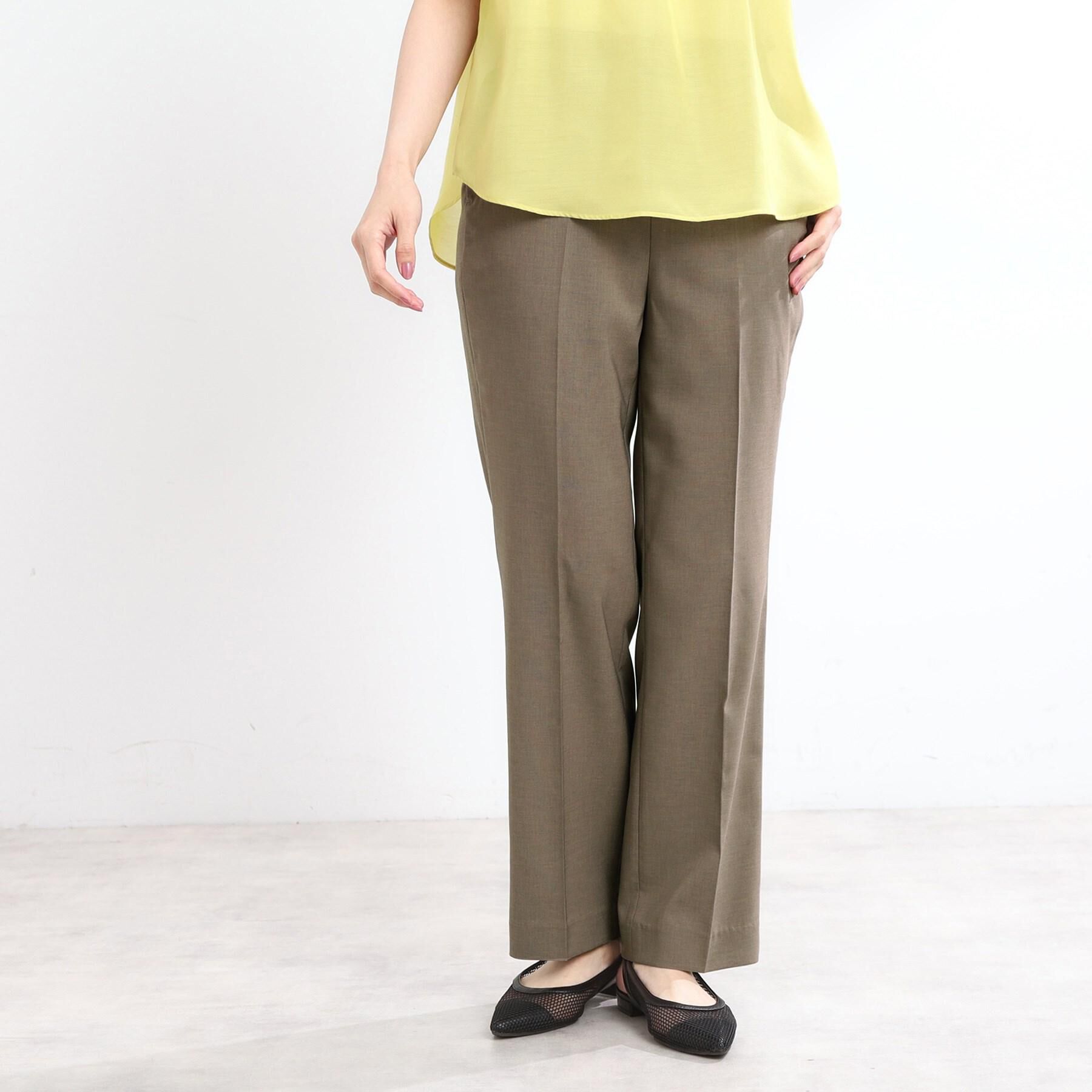 Reflect「【マシンウォッシュ可】リネンライクフレアパンツ」|その他|