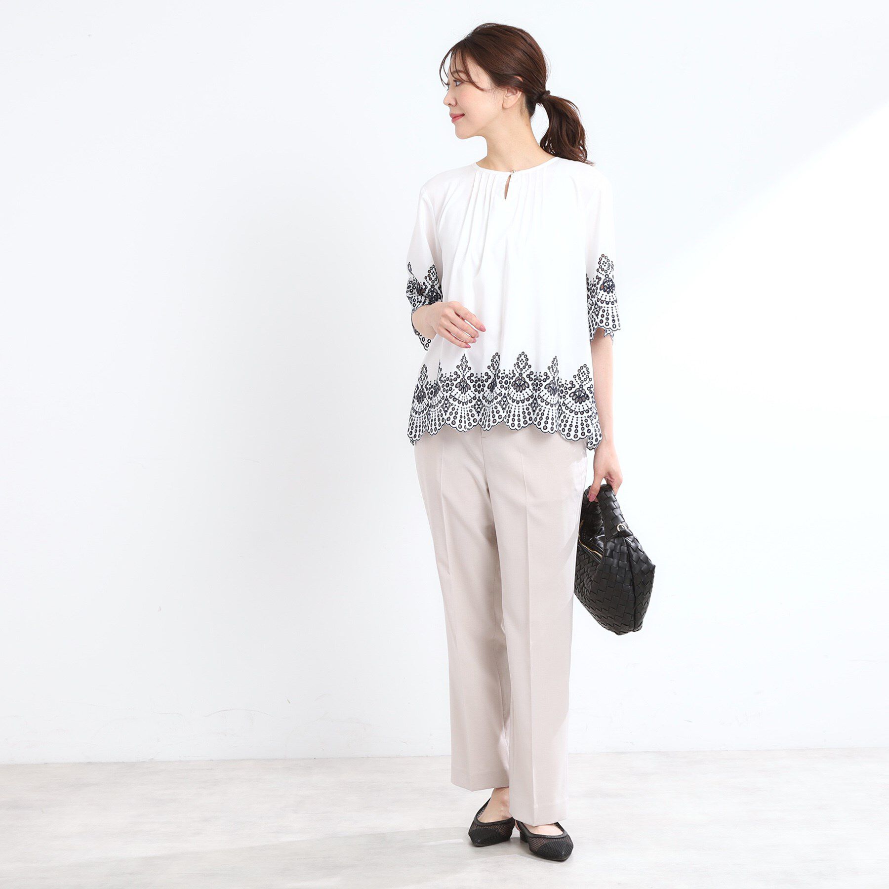 Reflect「【マシンウォッシュ可】リネンライクフレアパンツ」|その他|