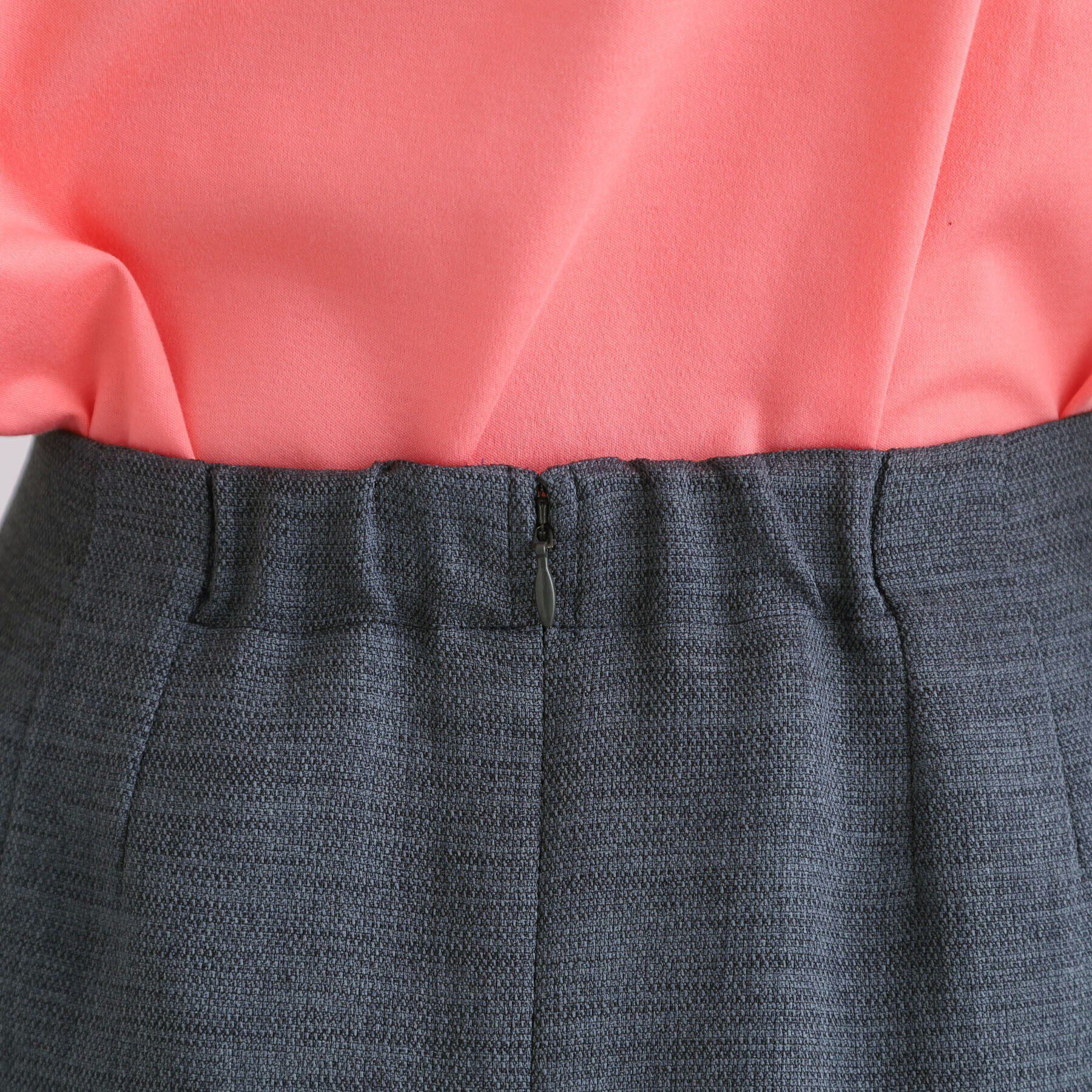 INDIVI「【洗える／UVケア／SETUP可能】麻調ラップ風Iラインスカート」|スカート|