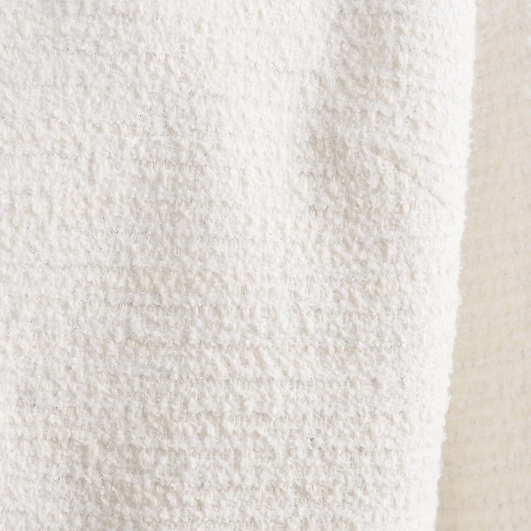 INDIVI「【セレモニー／洗える】ミックスツイードライトジャケット」|ノーカラージャケット|