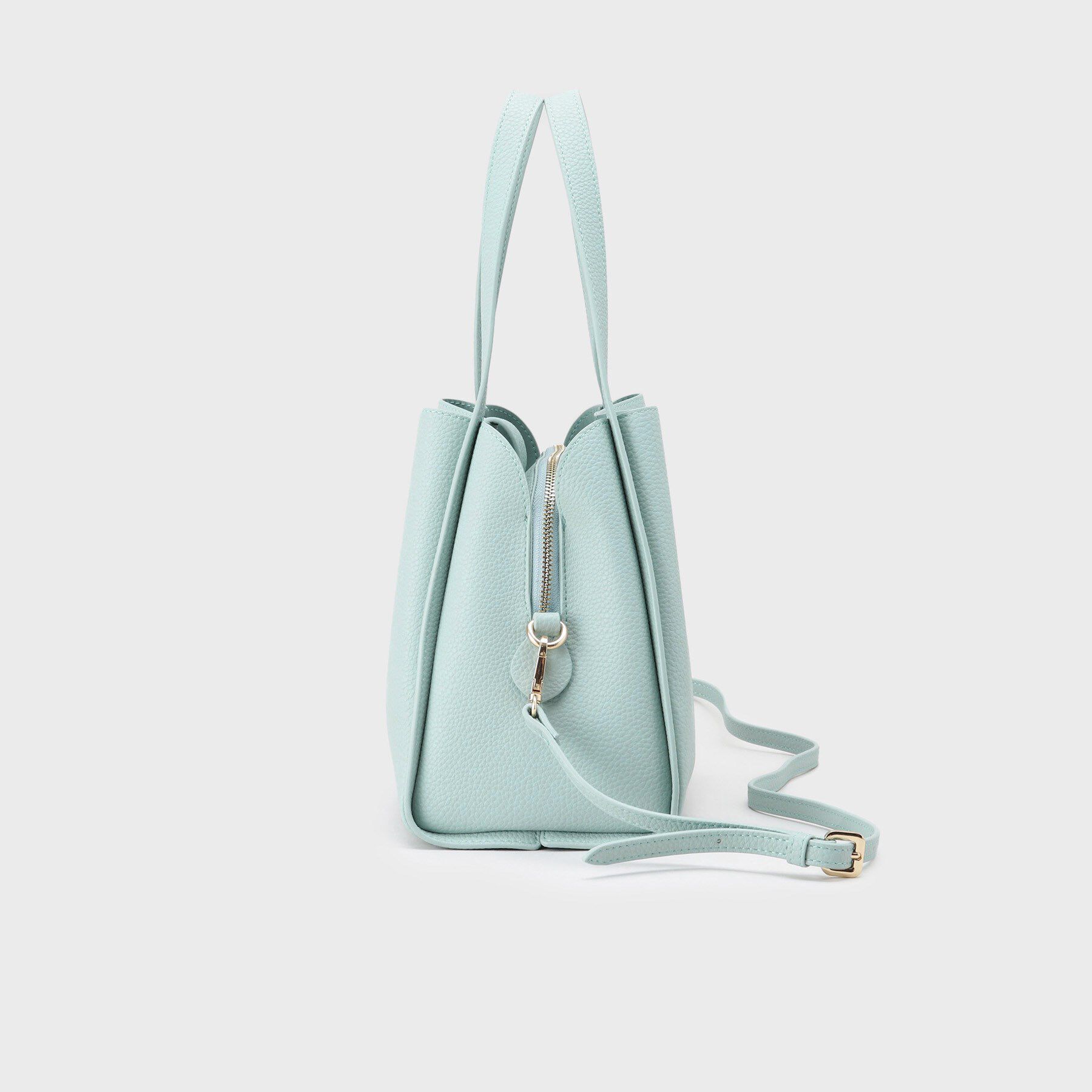 INDIVI「【合皮／ミドルサイズ】春カラーフォルムバッグ」|ハンドバッグ|