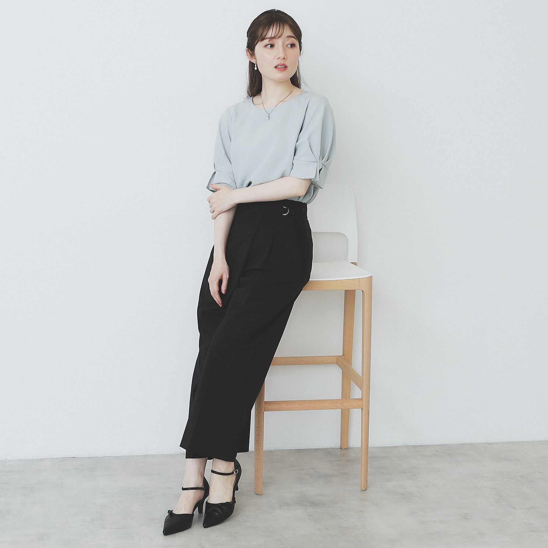 index「ラップストレートパンツ【接触冷感/抗ピル/洗濯機洗い可/イージーアイロン】」|その他|