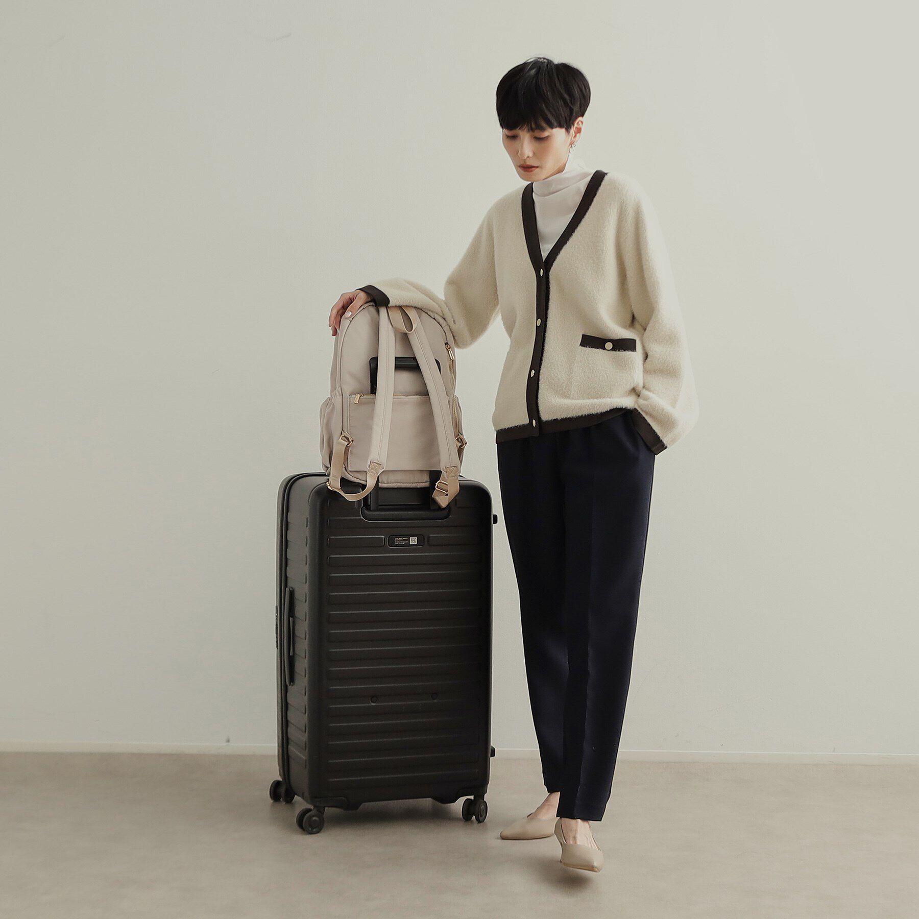 OPAQUE.CLIP「【撥水加工／マルチポケット】カジュアルリュックサック」|リュック|