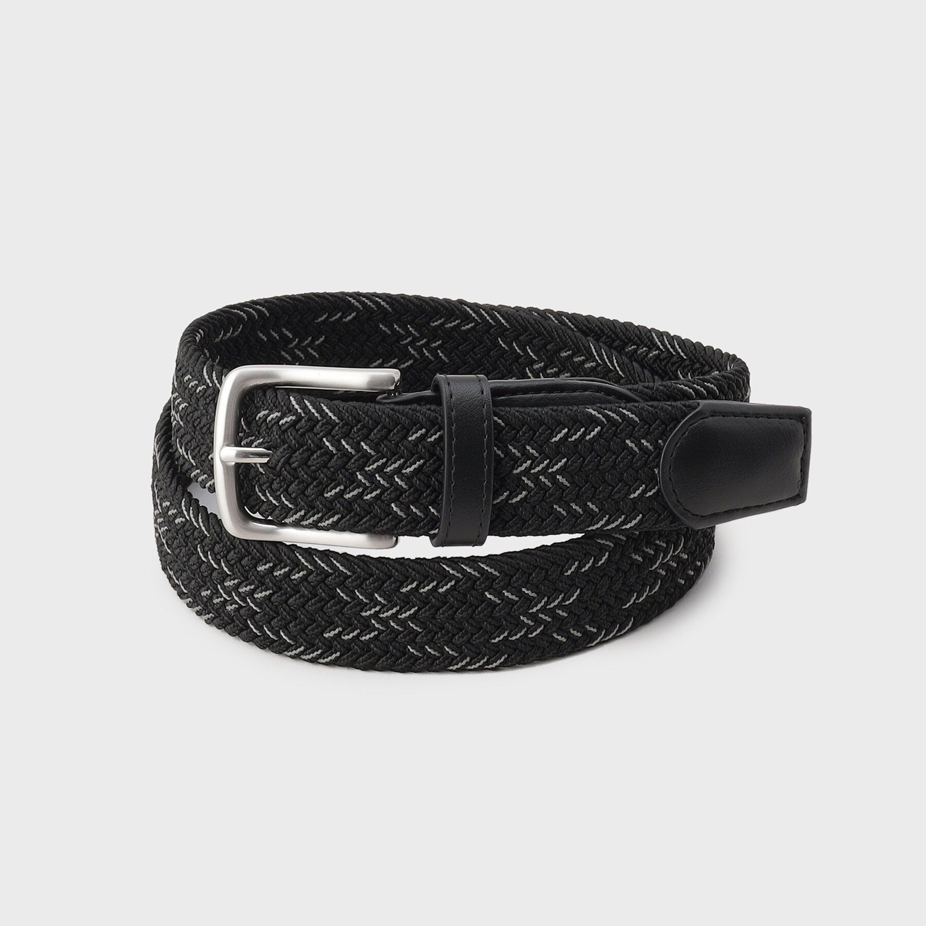 THE SHOP TK「ゴムメッシュベルト」|ベルト|ブラック(519)