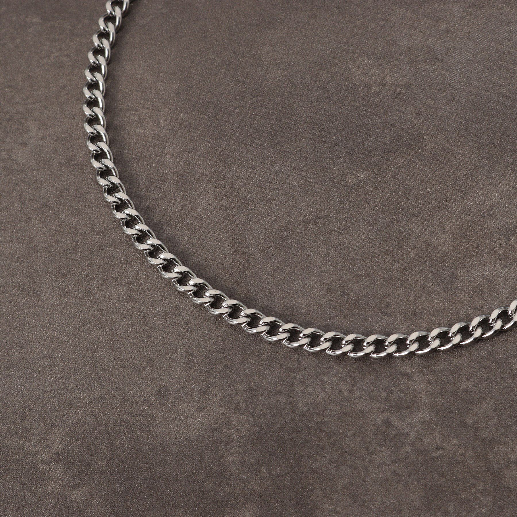 THE SHOP TK「カーブ チェーン ステンレス ネックレス 【ユニセックス】」|ネックレス|