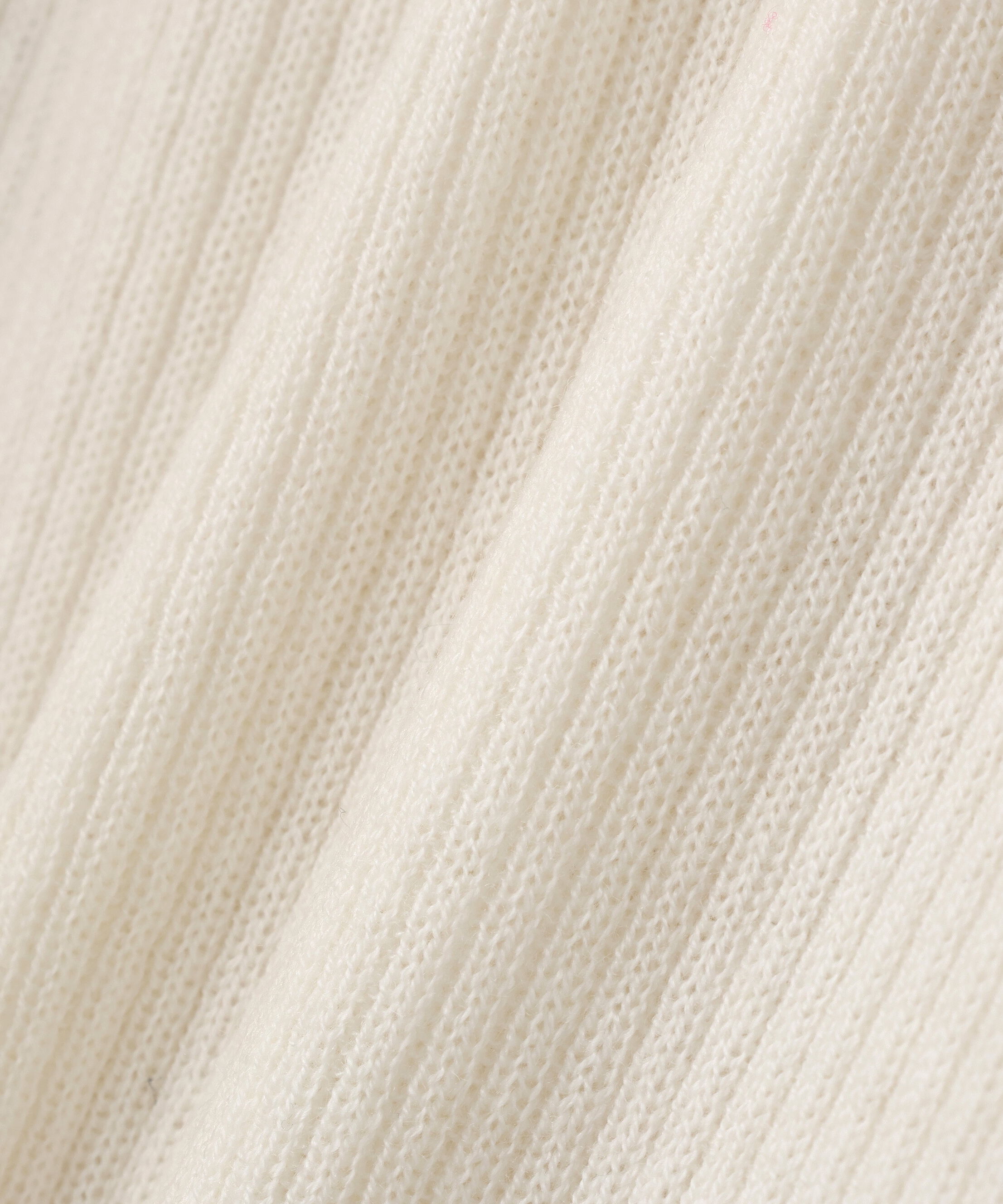  「フーディーベスト＆リブニット」|ニット・セーター|