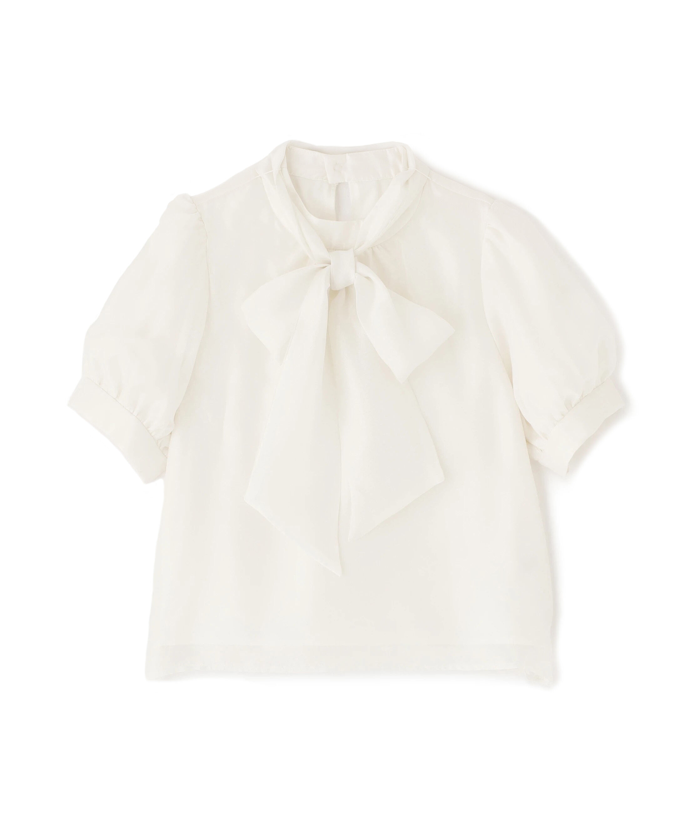  「バルーンスリーブボウタイブラウス」|シャツ・ブラウス|