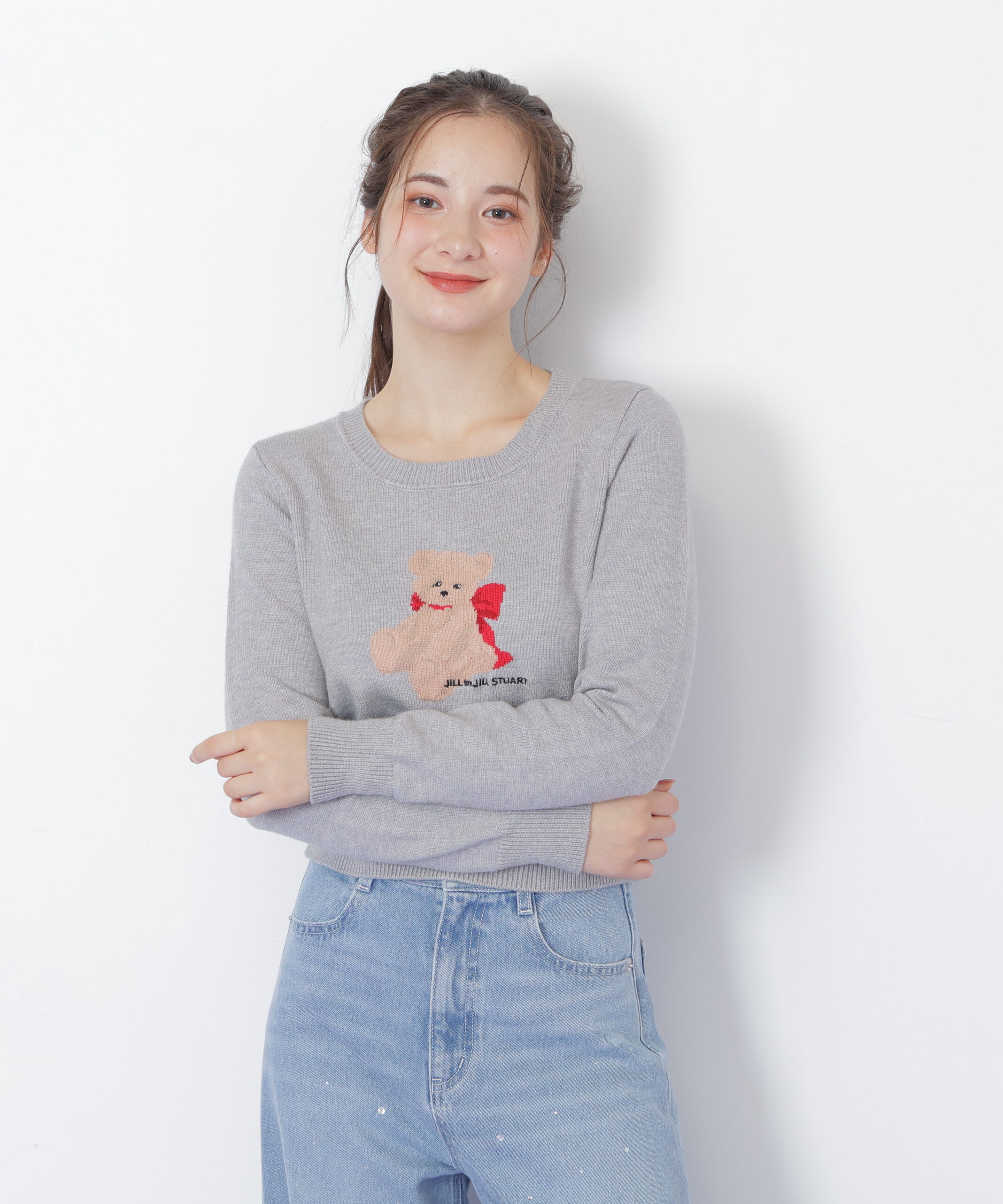  「＜BEARシリーズ＞インターシャニット」|ニット・セーター|