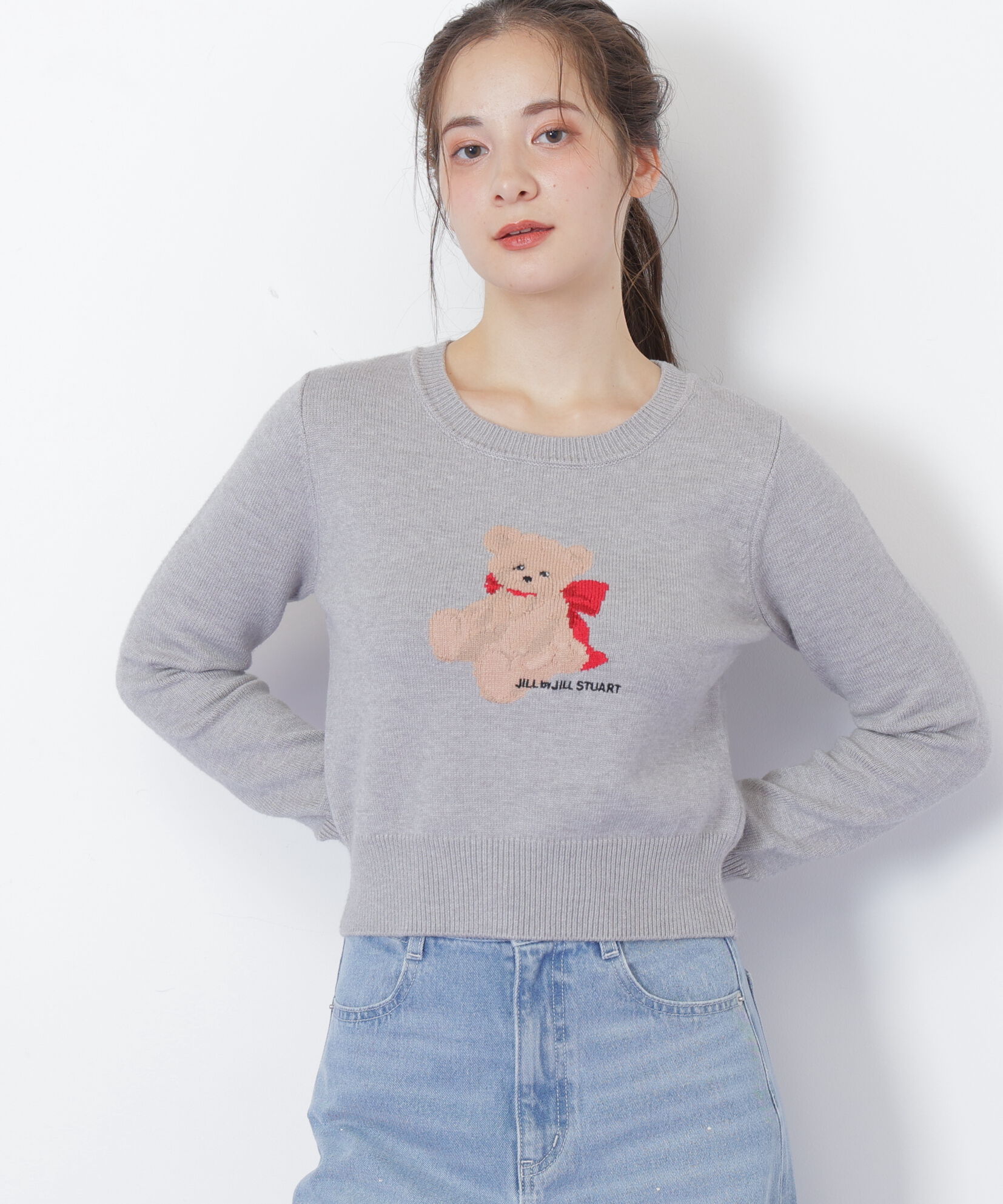  「＜BEARシリーズ＞インターシャニット」|ニット・セーター|