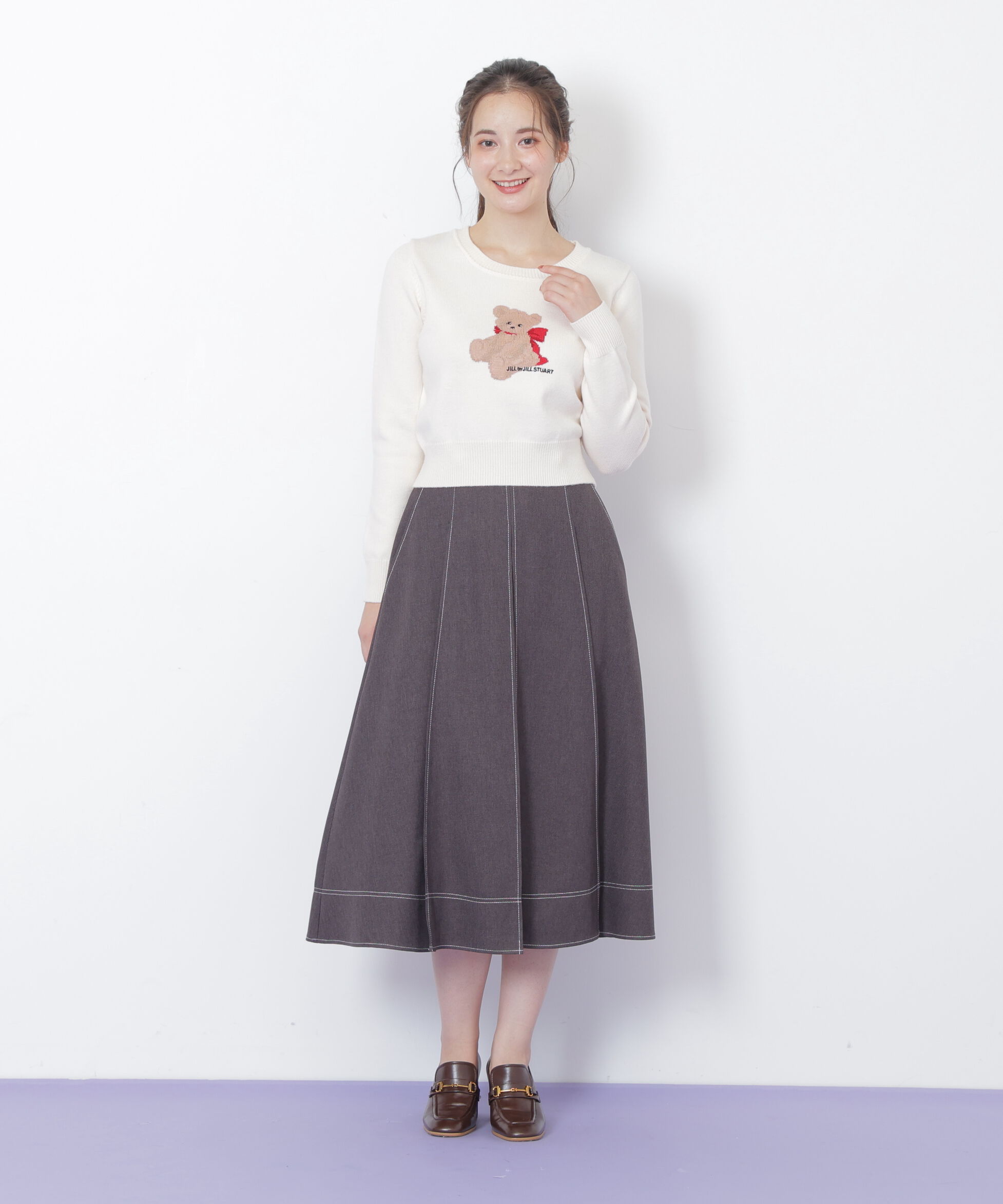  「＜BEARシリーズ＞インターシャニット」|ニット・セーター|