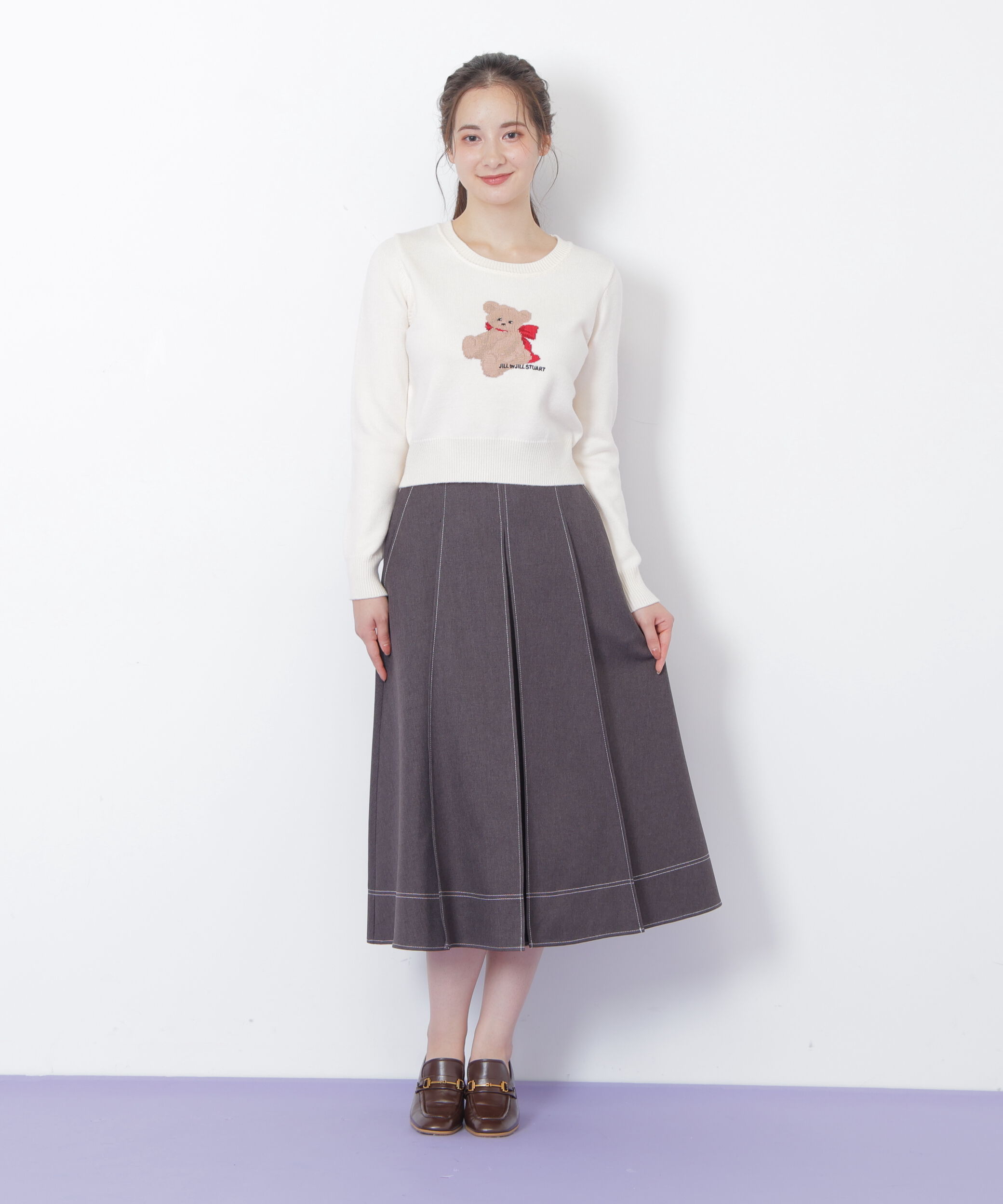  「＜BEARシリーズ＞インターシャニット」|ニット・セーター|