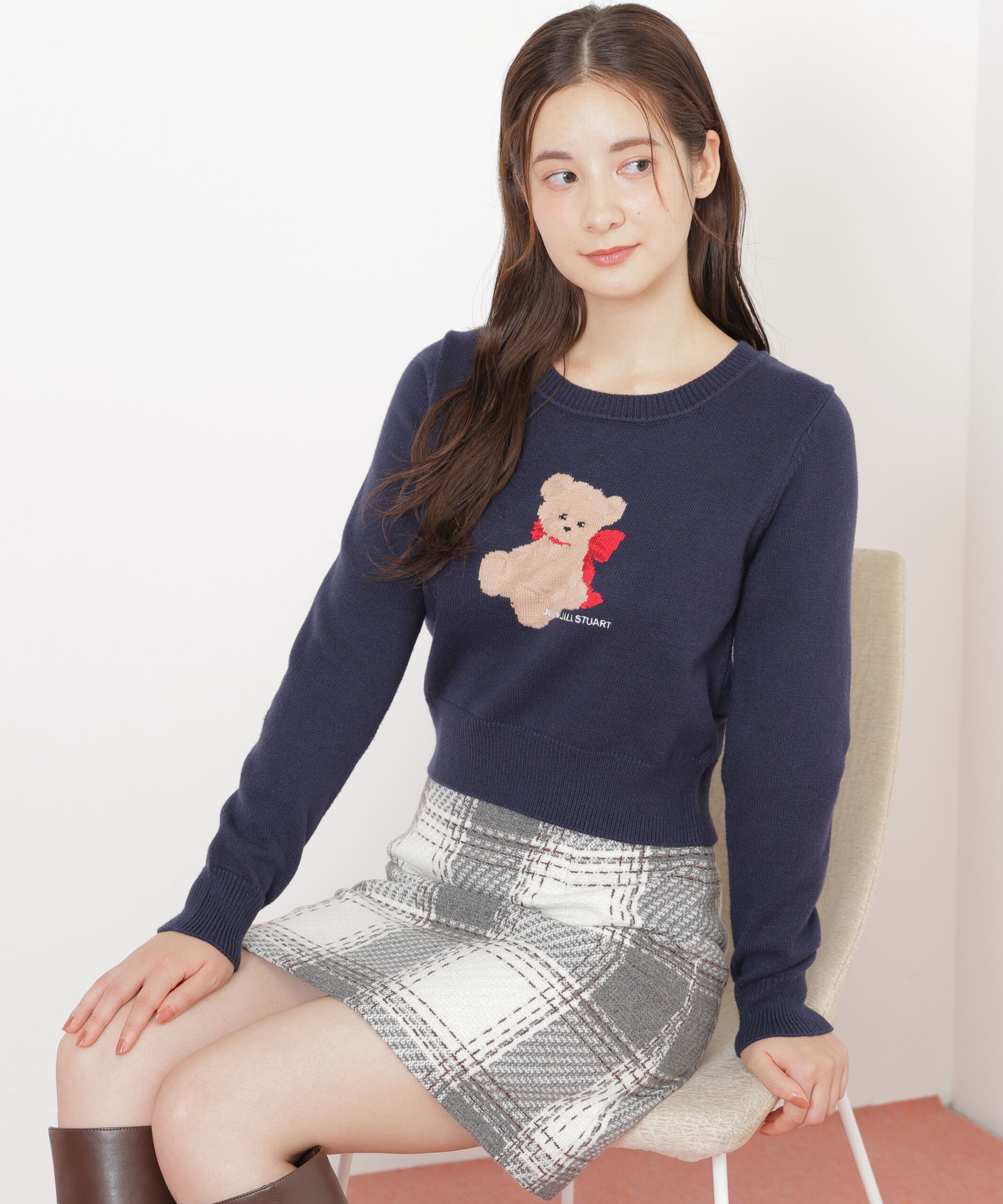  「＜BEARシリーズ＞インターシャニット」|ニット・セーター|