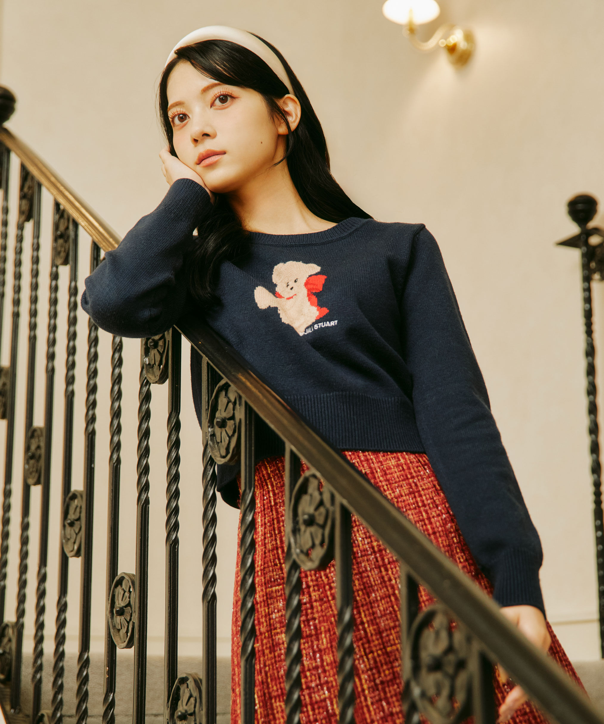  「＜BEARシリーズ＞インターシャニット」|ニット・セーター|