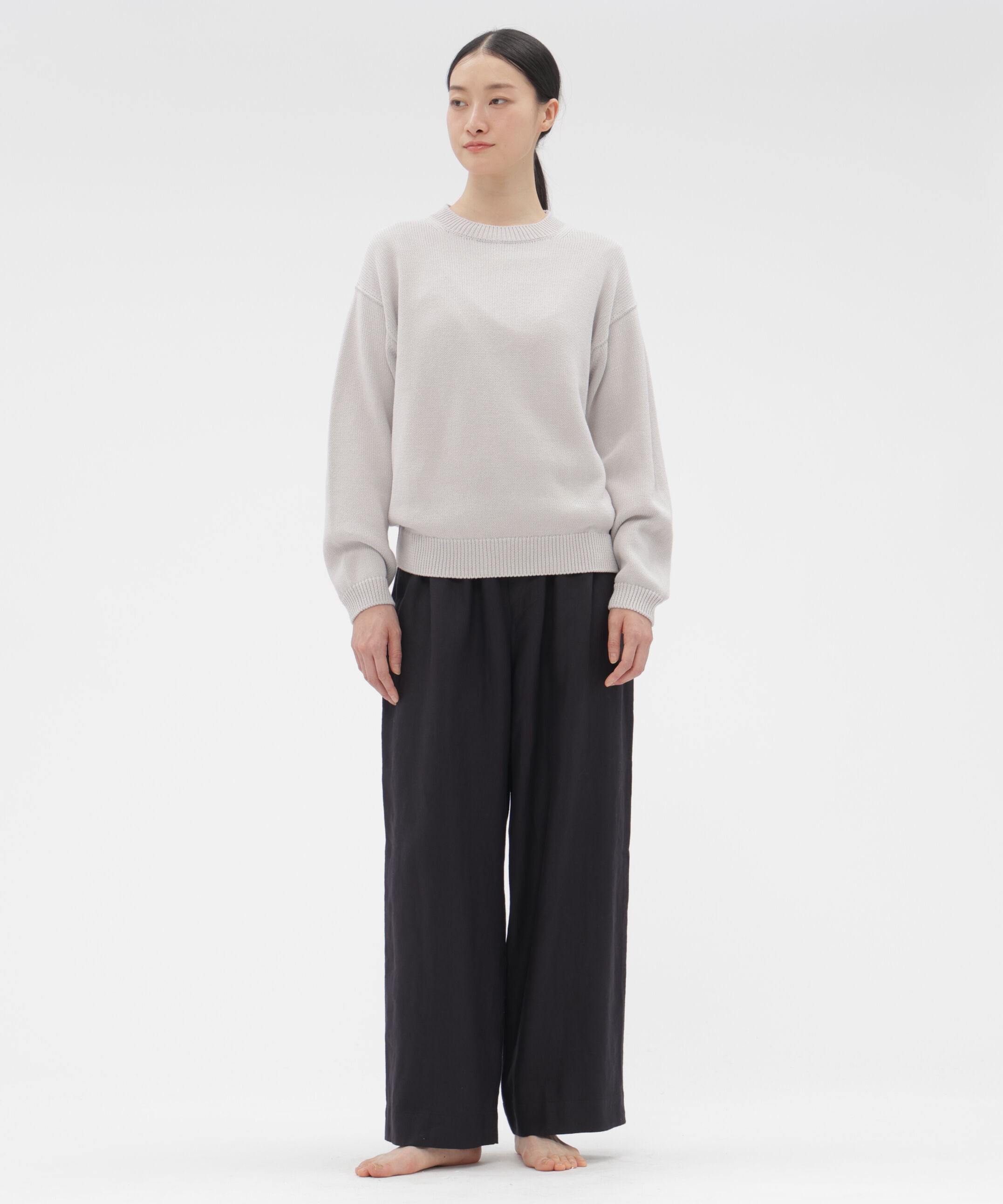 MARGARET HOWELL HOUSEHOLDGOODS「HIGH TWIST COTTON LINEN KNITWEAR」|ニット・セーター|
