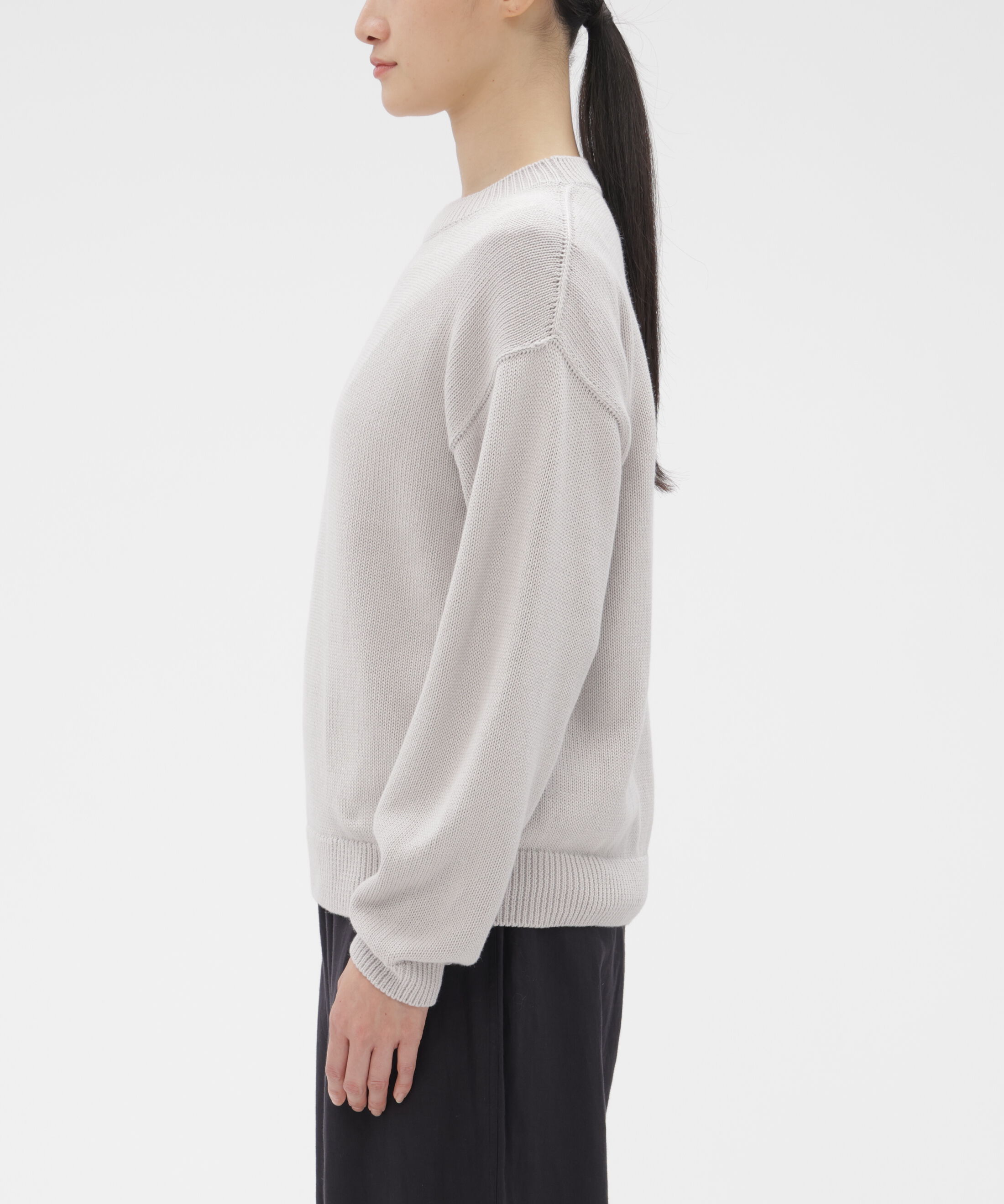 MARGARET HOWELL HOUSEHOLDGOODS「HIGH TWIST COTTON LINEN KNITWEAR」|ニット・セーター|
