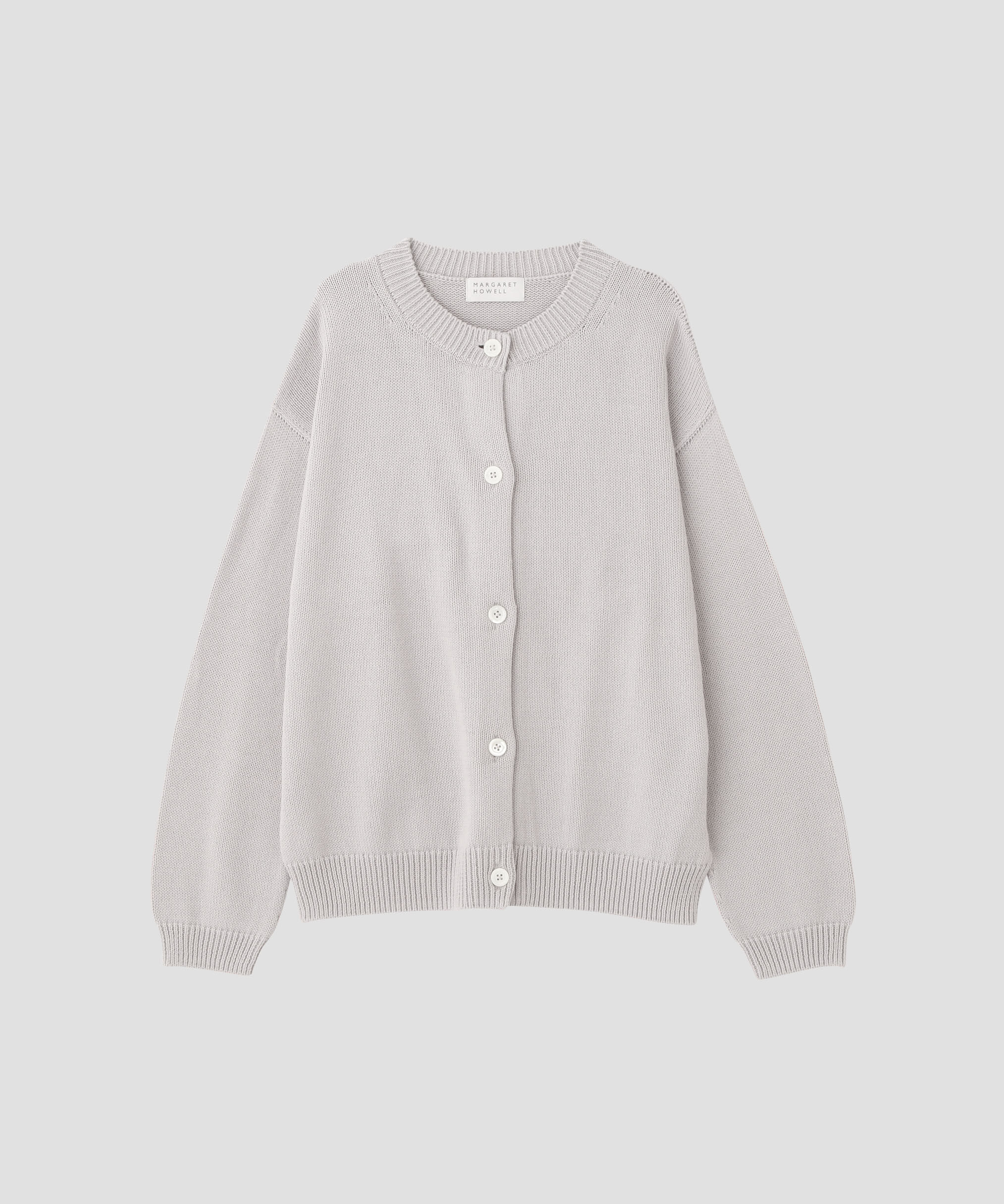 MARGARET HOWELL HOUSEHOLDGOODS「HIGH TWIST COTTON LINEN KNITWEAR」|カーディガン|