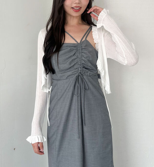 archives「フリルシアーリブニットカーディガン」|カーディガン|OFF WHITE