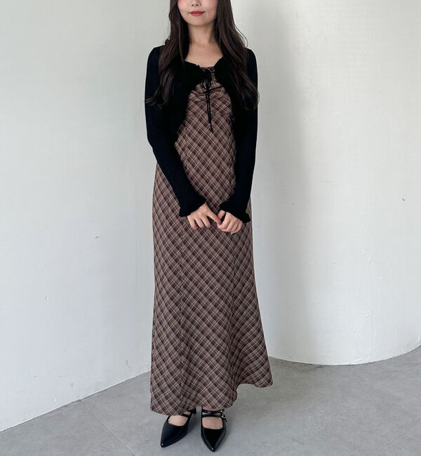 archives「フリルシアーリブニットカーディガン」|カーディガン|