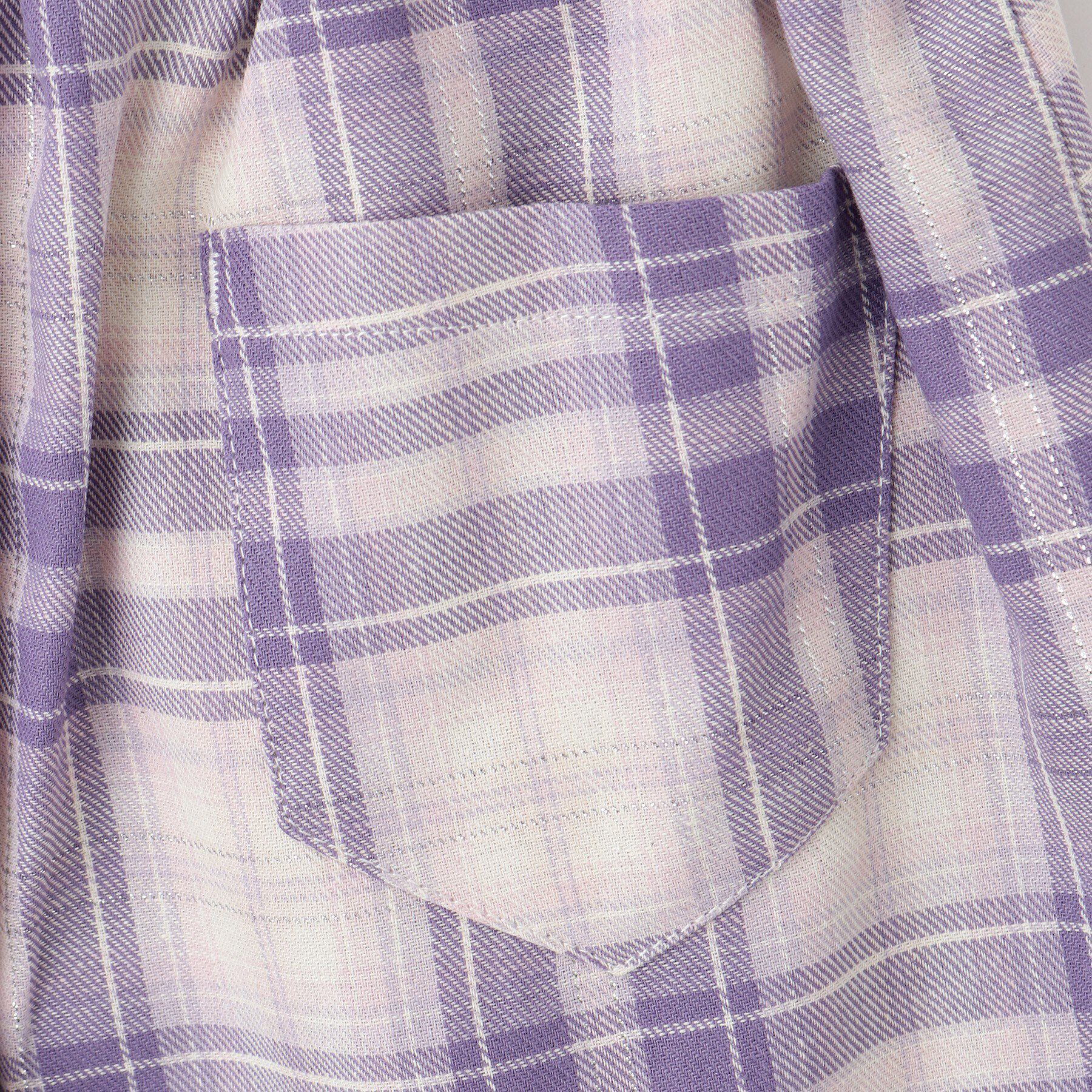 SHOO･LA･RUE「【110-140cm】チャーム付きチェックプリーツスカパン」|スカート|