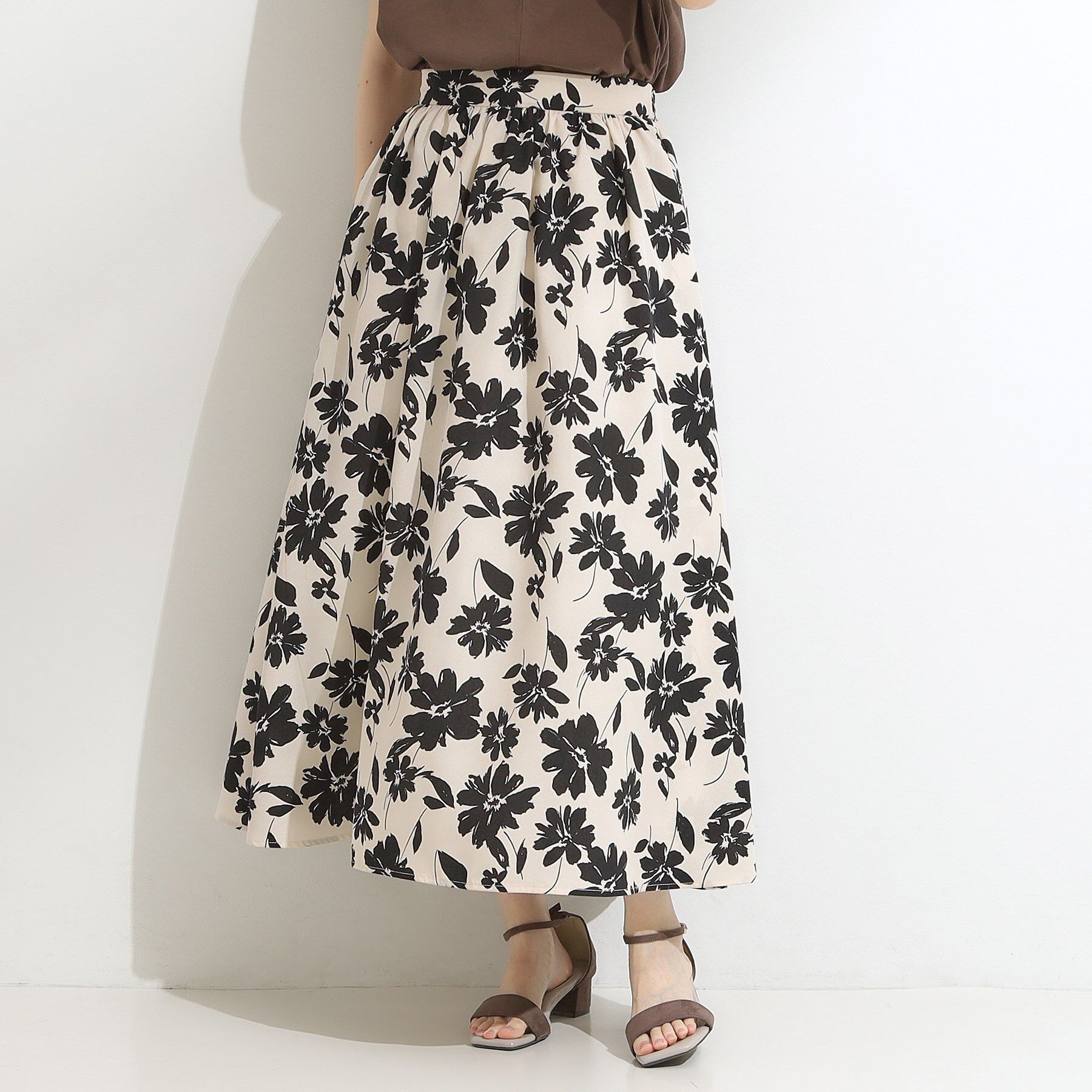 SHOO･LA･RUE「【高レビュー/着丈選べる】華やかさをプラスする アソートロングスカート」|スカート|