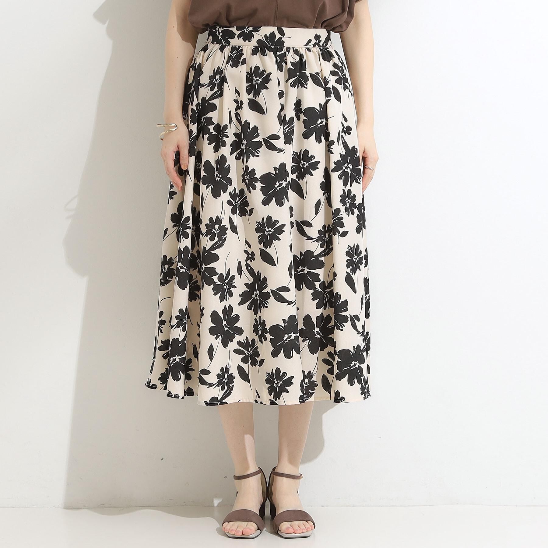 SHOO･LA･RUE「【高レビュー/着丈選べる】華やかさをプラスする アソートロングスカート」|スカート|