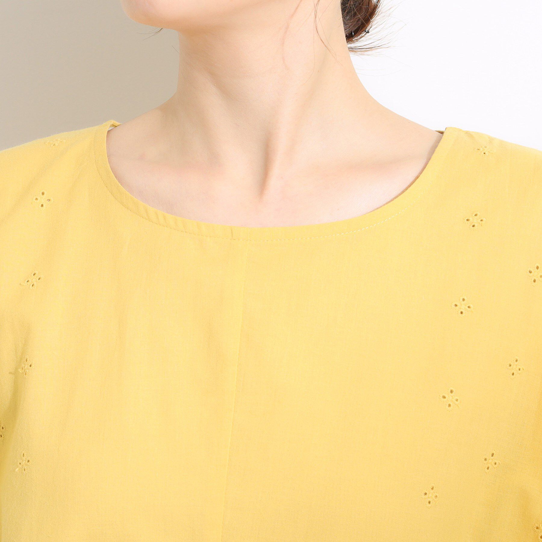 SHOO･LA･RUE「スカラップ刺繍レースが目を惹く ドルマントップス」|Tシャツ・カットソー|