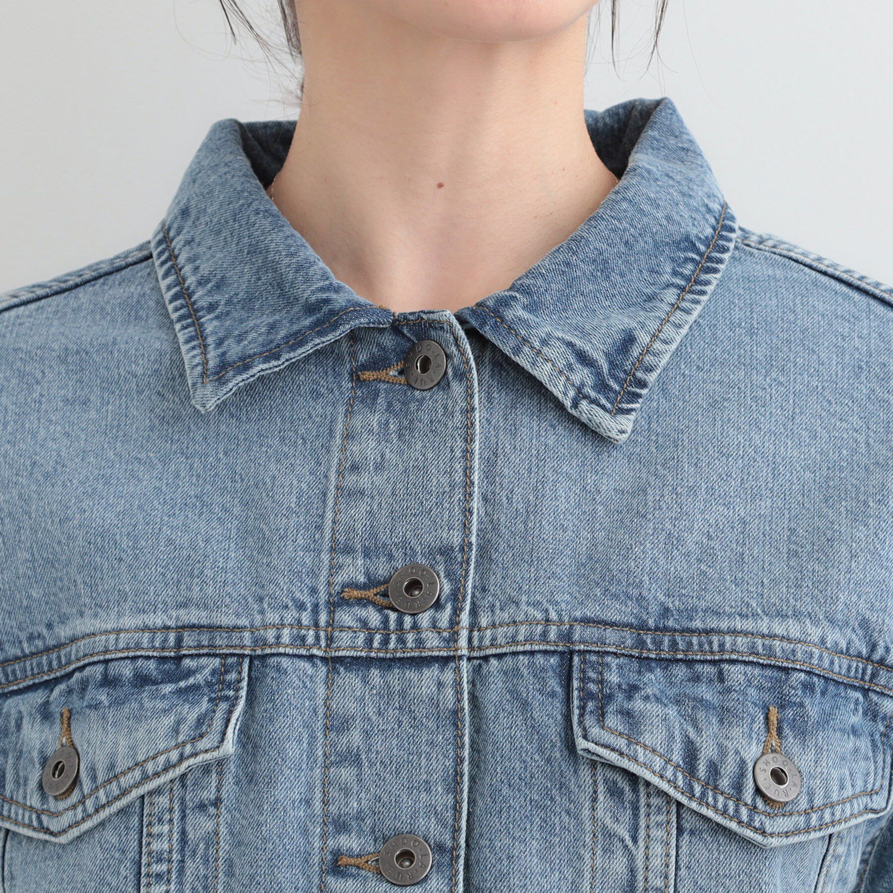 SHOO･LA･RUE「【SHOO・LA・RUE DENIM】大人の抜け感 ゆるGジャン」|デニムジャケット|