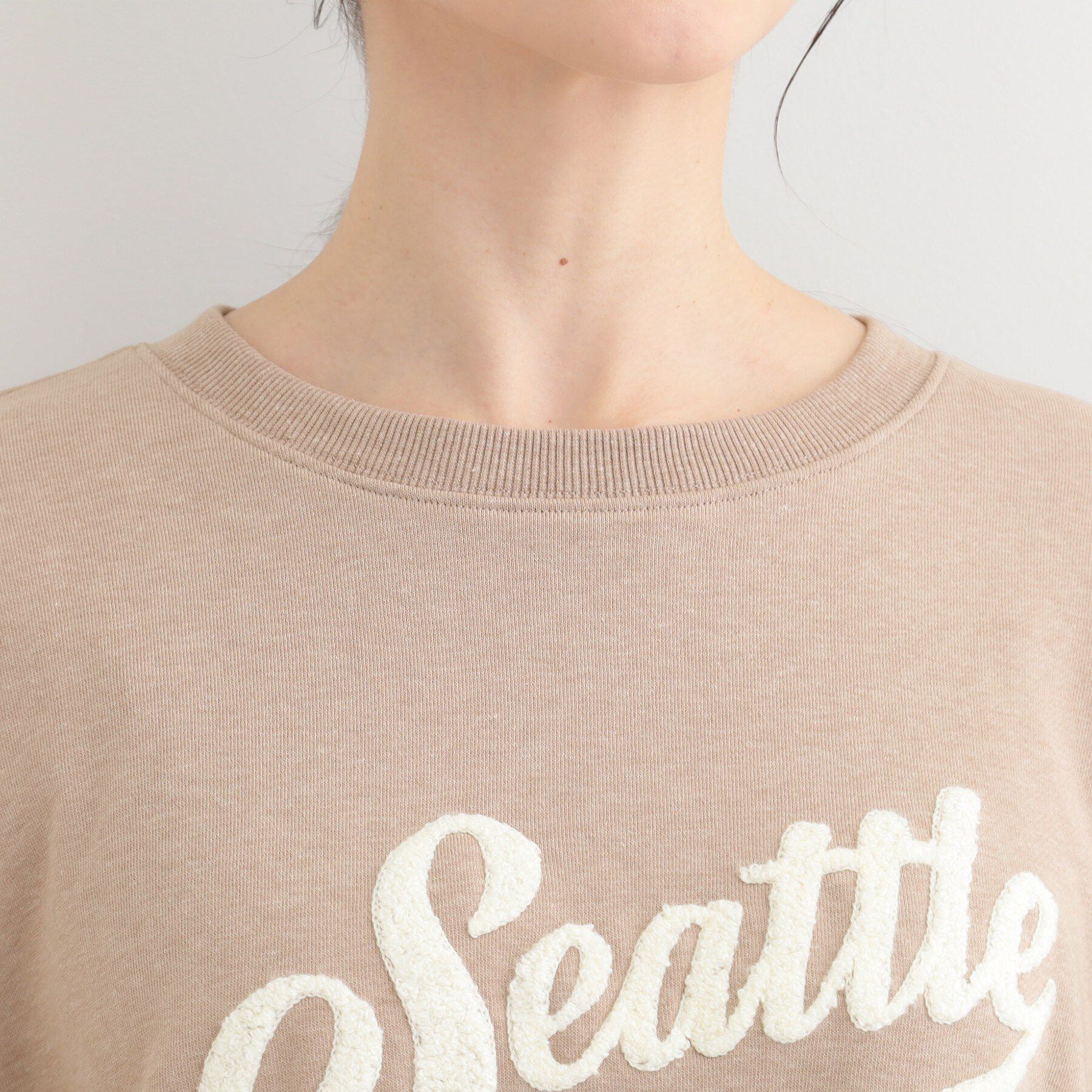 SHOO･LA･RUE「サガラ刺繍アソート裏毛スウェット」|パーカー|