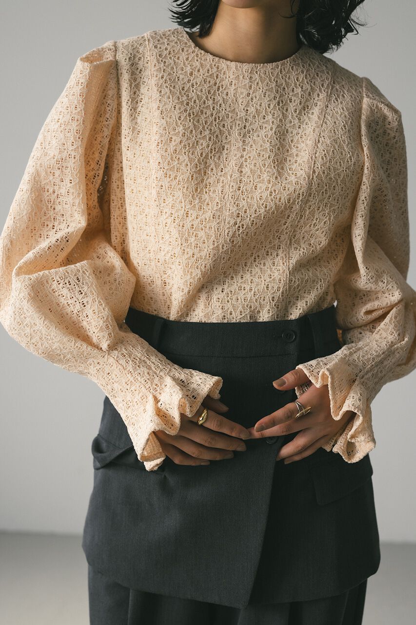 STYLEMIXER「カフタックレーストップ」|シャツ・ブラウス|