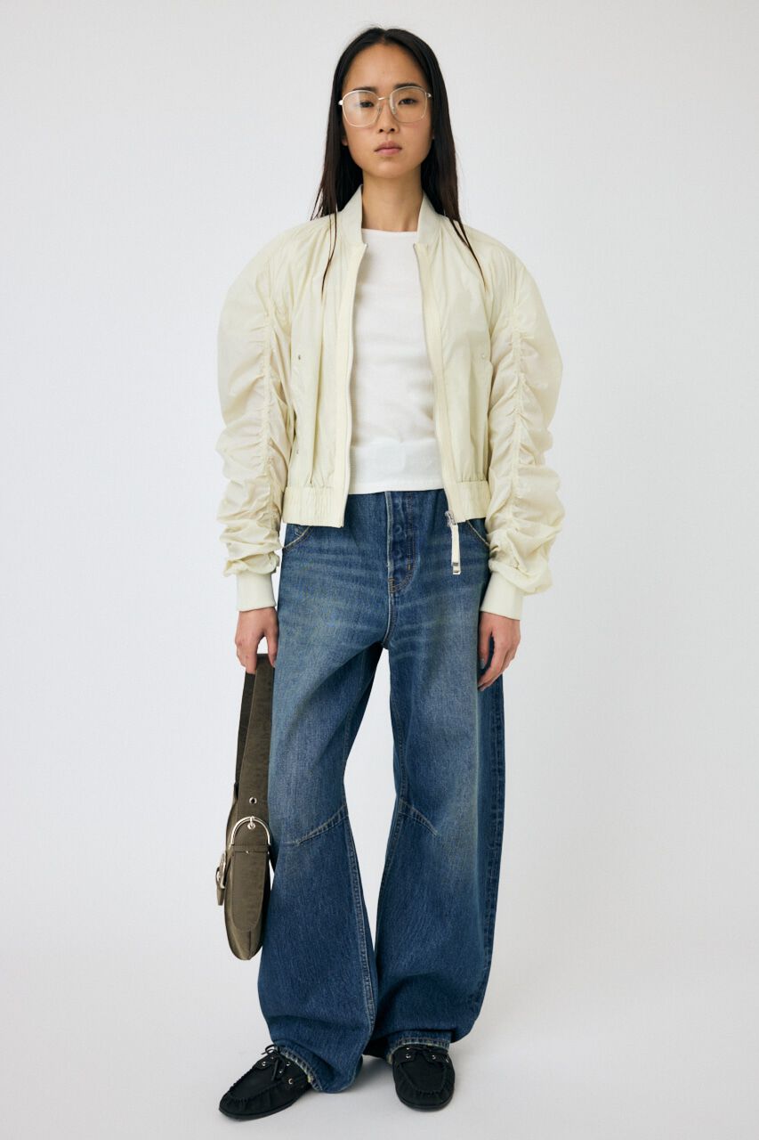 MOUSSY「DROP WAIST CURVE ストレート」|デニム|