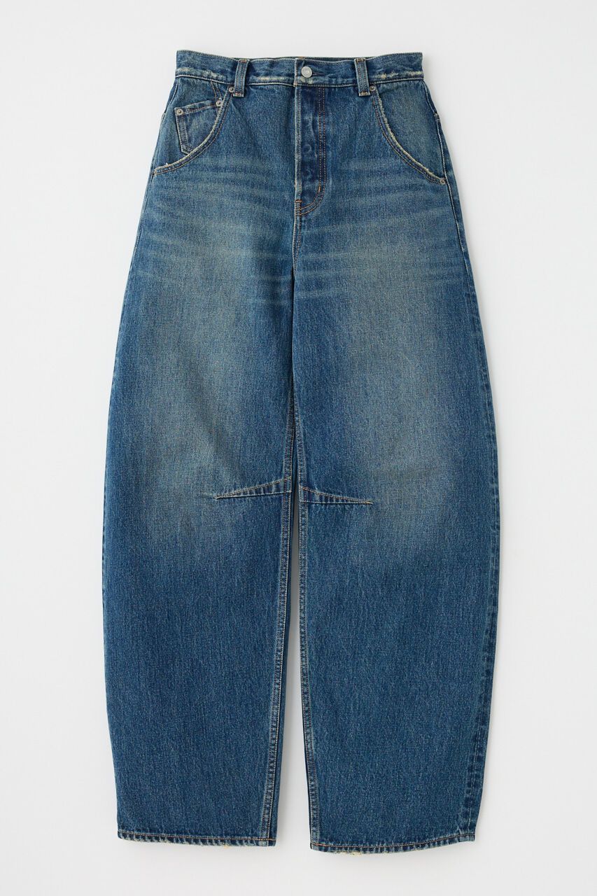 MOUSSY「DROP WAIST CURVE ストレート」|デニム|