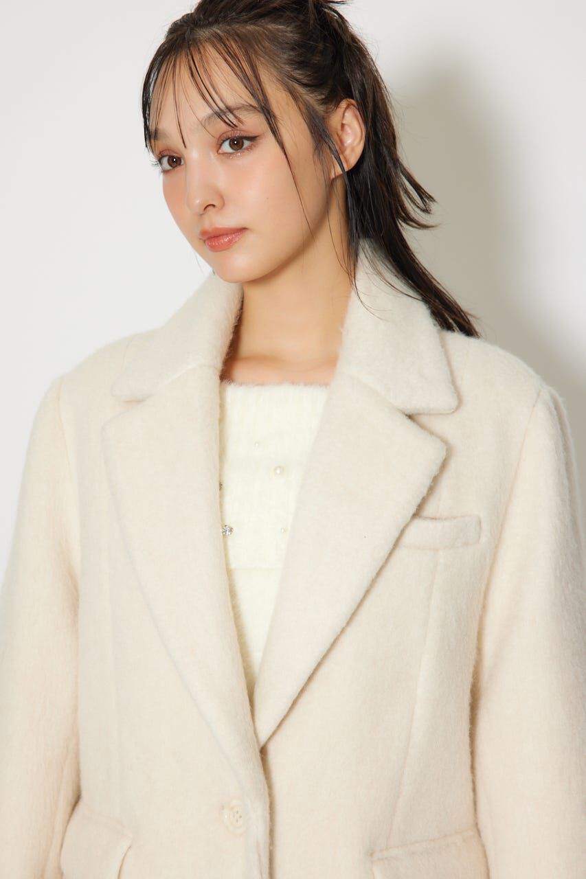 rienda「シングルシャギーテーラードジャケットコート」|その他|