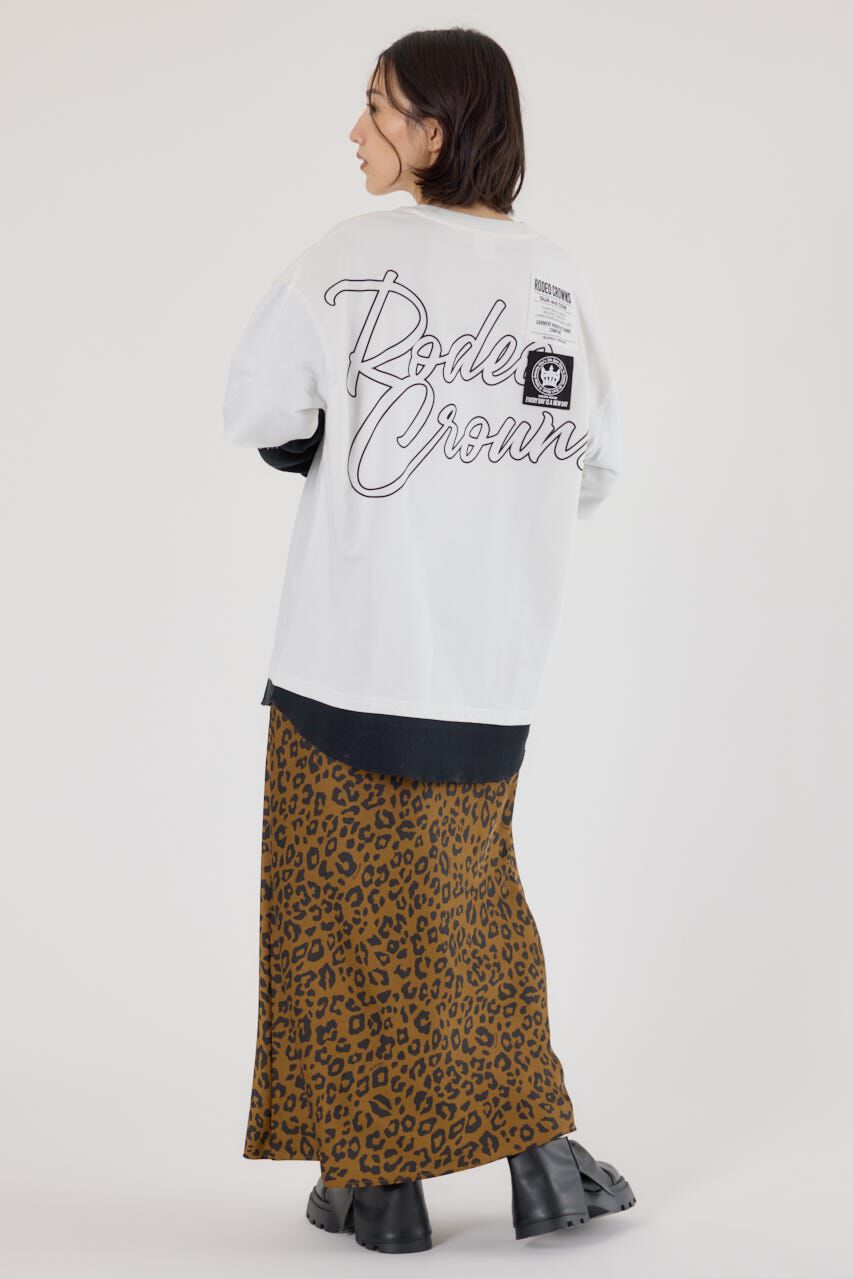 RODEO CROWNS「ルーズレイヤードライクスウェットトップス」|Tシャツ・カットソー|