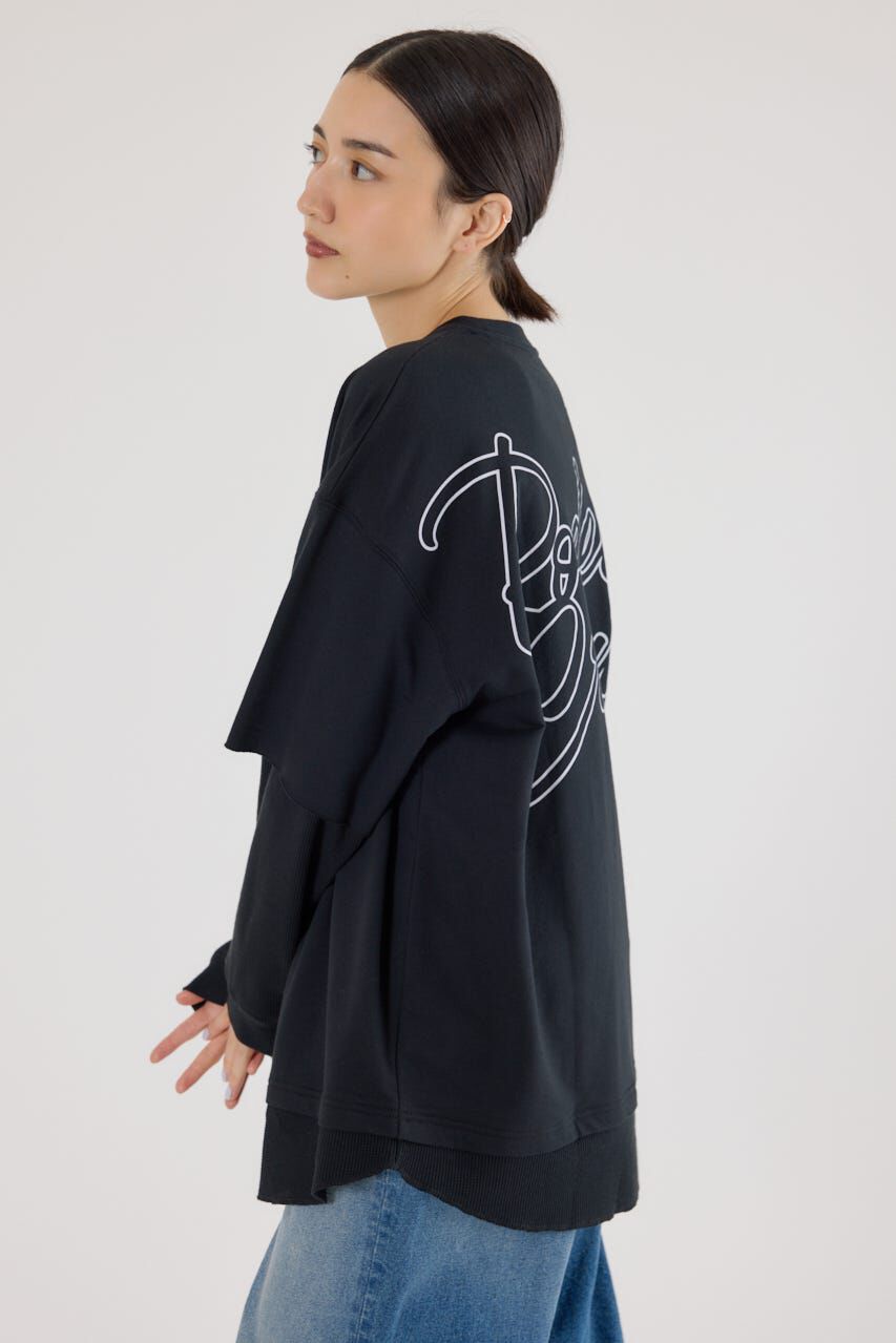 RODEO CROWNS「ルーズレイヤードライクスウェットトップス」|Tシャツ・カットソー|