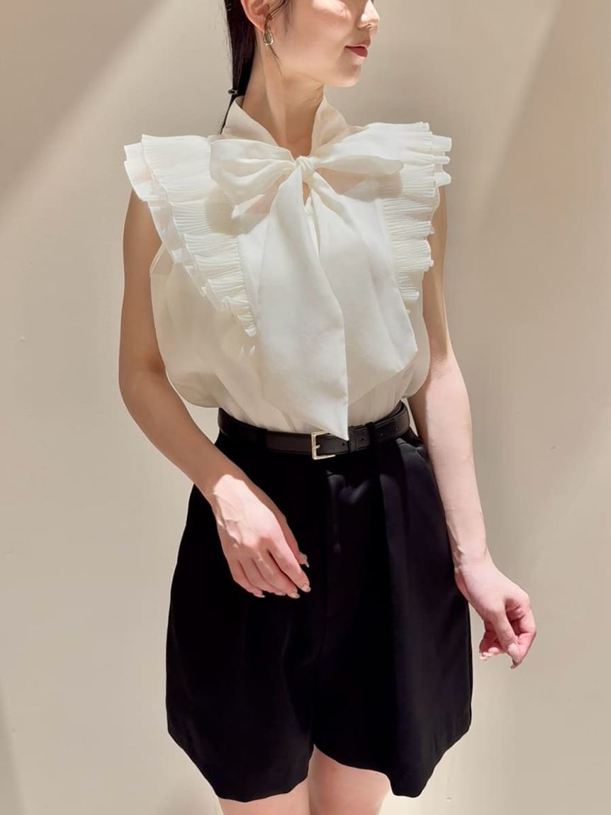 SNIDEL「ノースリボウタイブラウス」|シャツ・ブラウス|IVR