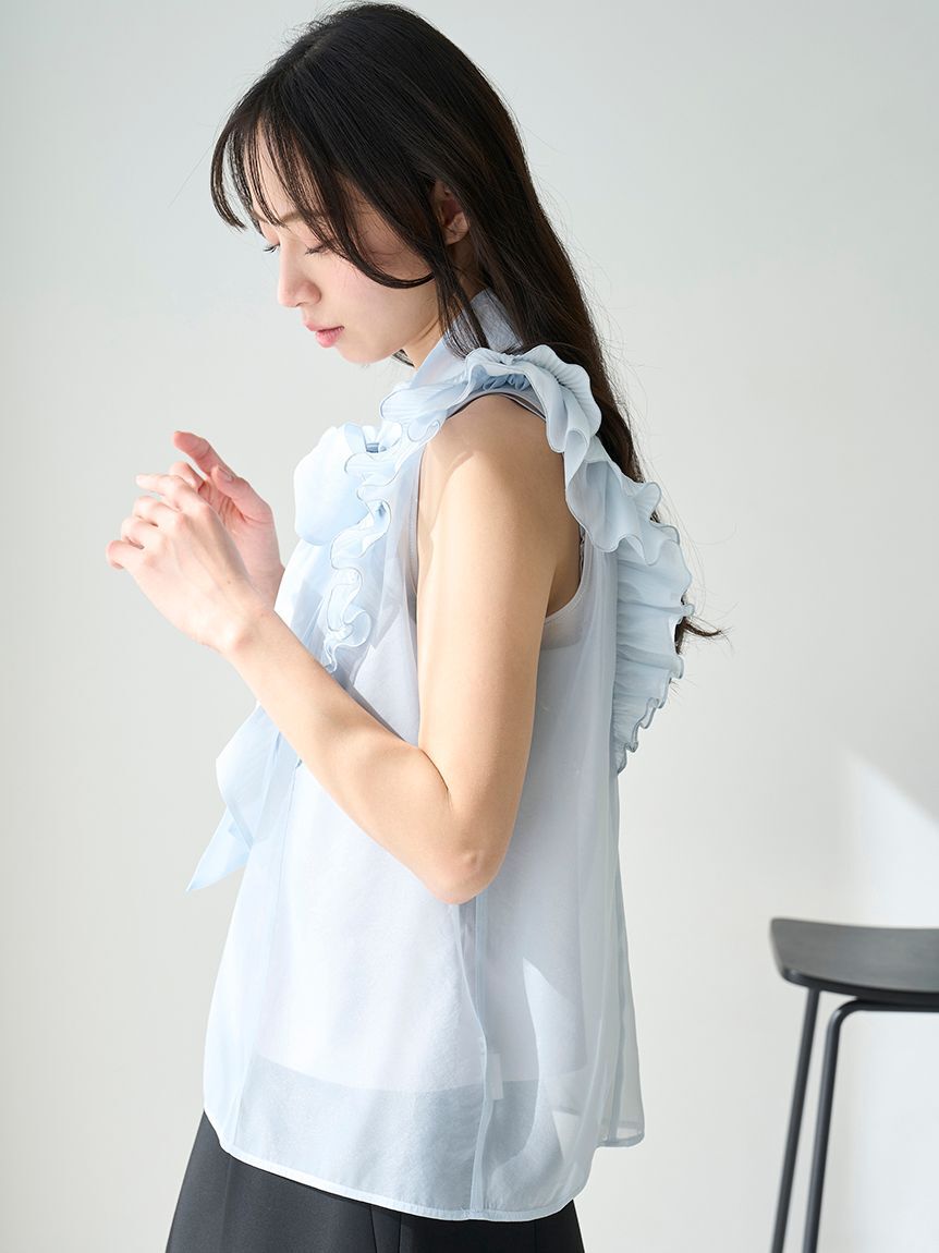 SNIDEL「ノースリボウタイブラウス」|シャツ・ブラウス|