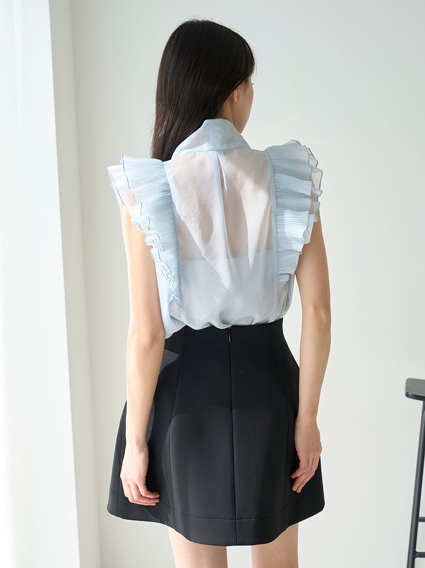 SNIDEL「ノースリボウタイブラウス」|シャツ・ブラウス|