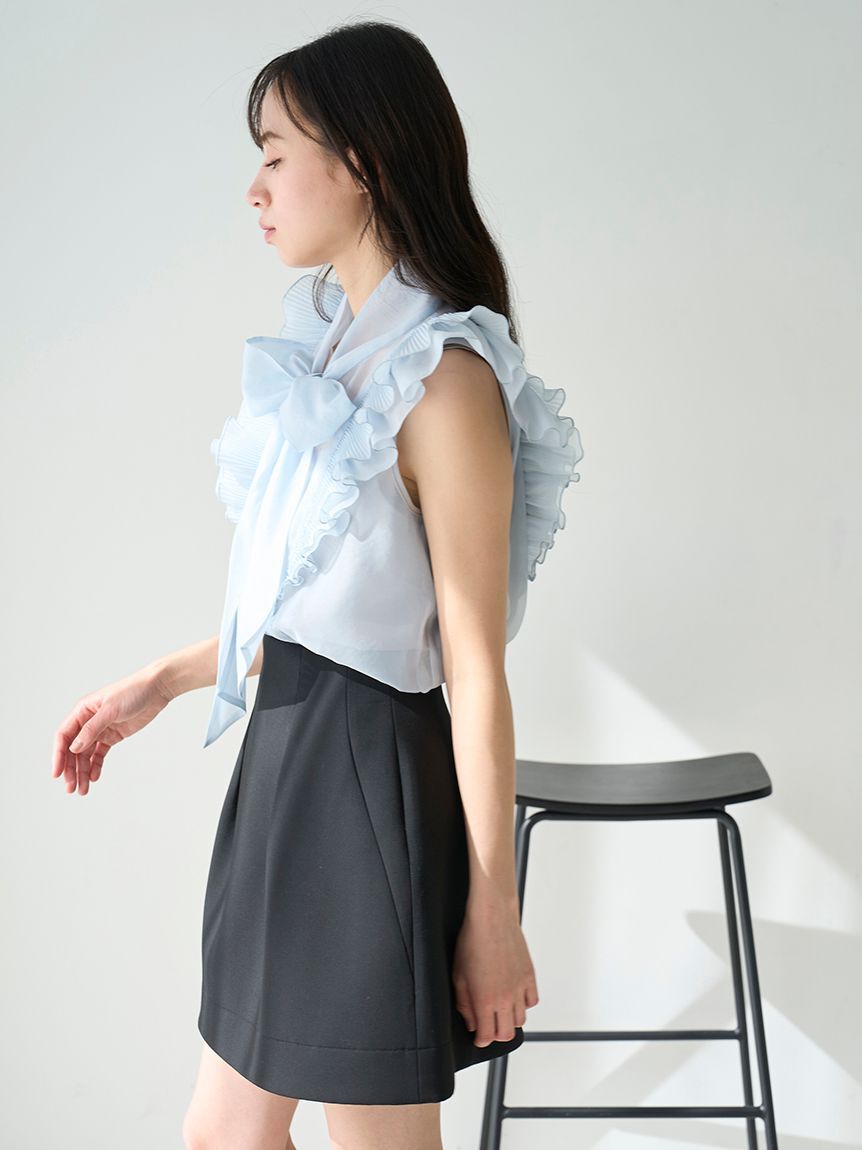 SNIDEL「ノースリボウタイブラウス」|シャツ・ブラウス|