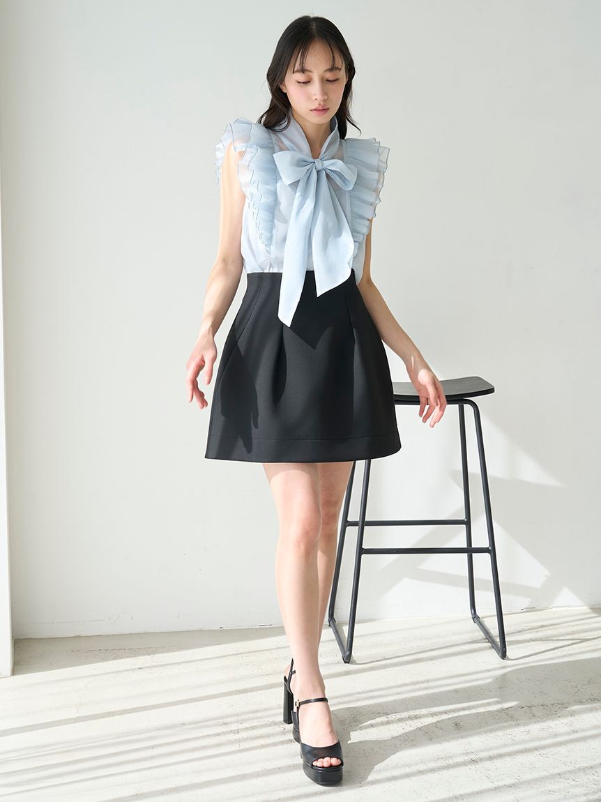 SNIDEL「ノースリボウタイブラウス」|シャツ・ブラウス|