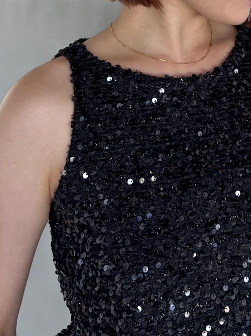 SNIDEL「ラメタンクトップス」|タンクトップ|