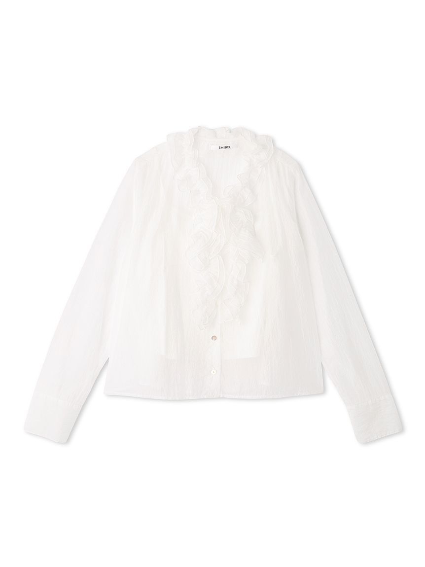 SNIDEL「バリエボウタイブラウス」|シャツ・ブラウス|WHT