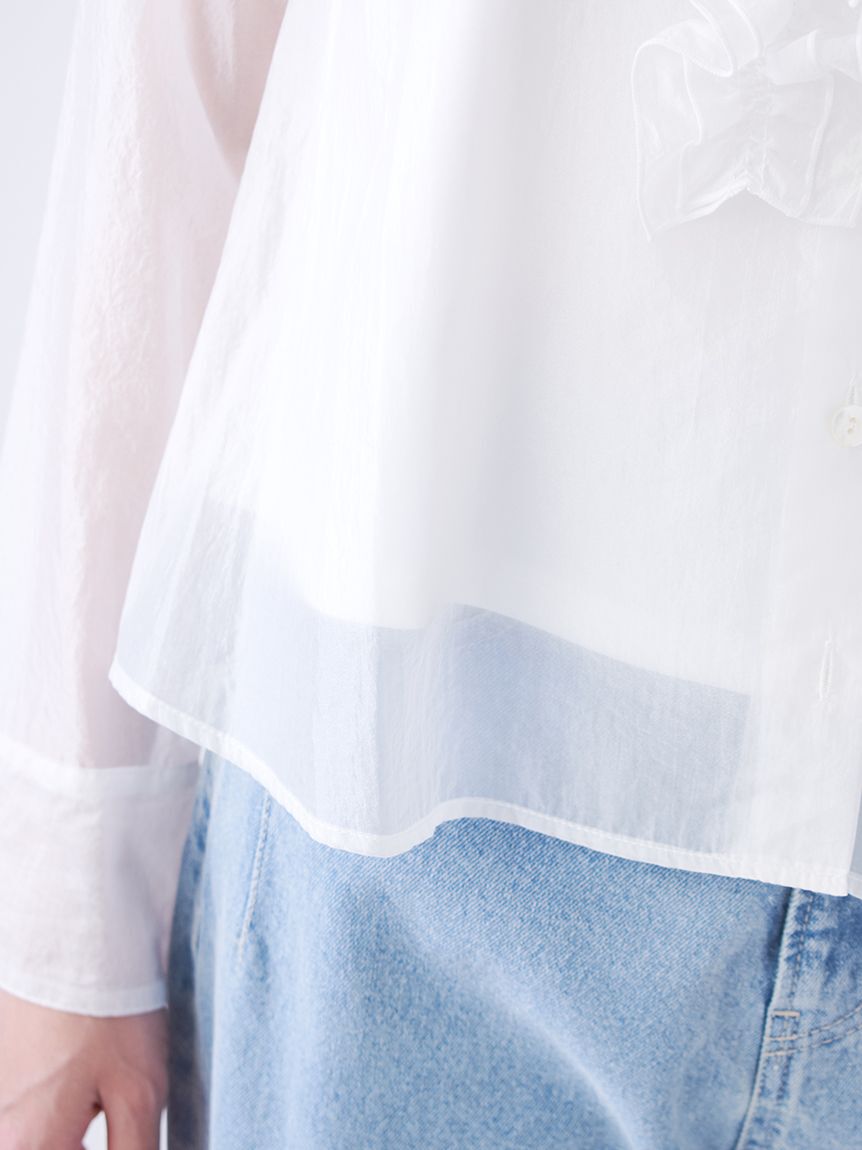 SNIDEL「バリエボウタイブラウス」|シャツ・ブラウス|