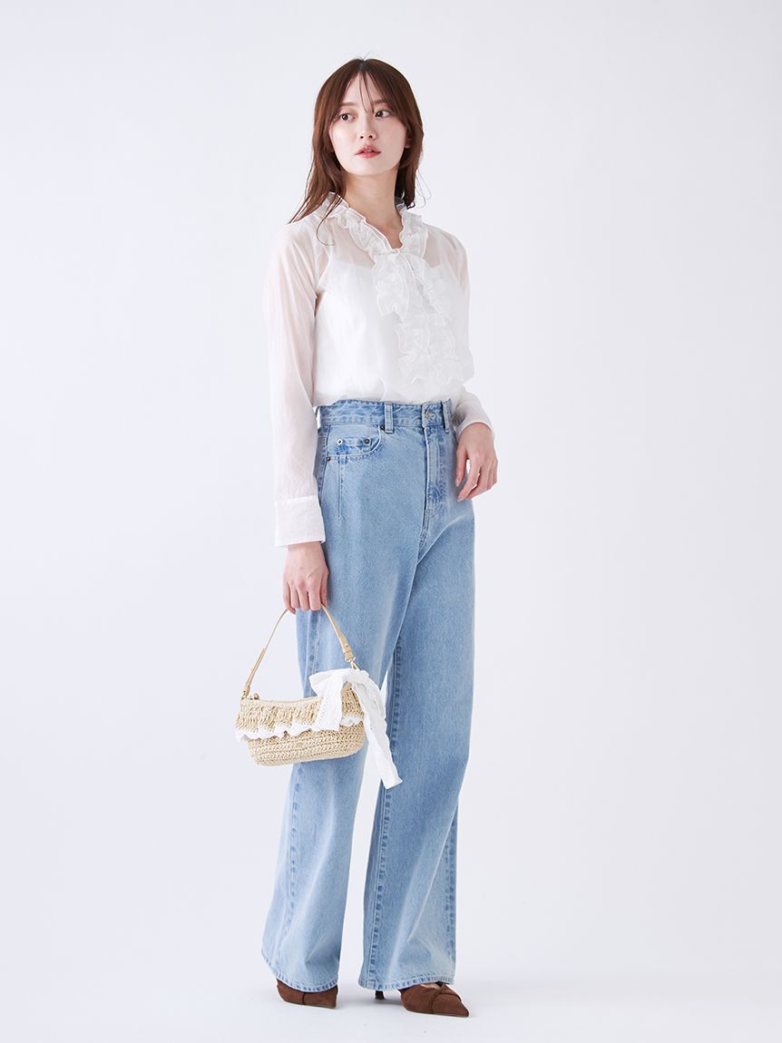 SNIDEL「バリエボウタイブラウス」|シャツ・ブラウス|