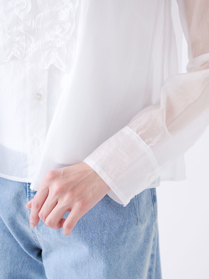 SNIDEL「バリエボウタイブラウス」|シャツ・ブラウス|