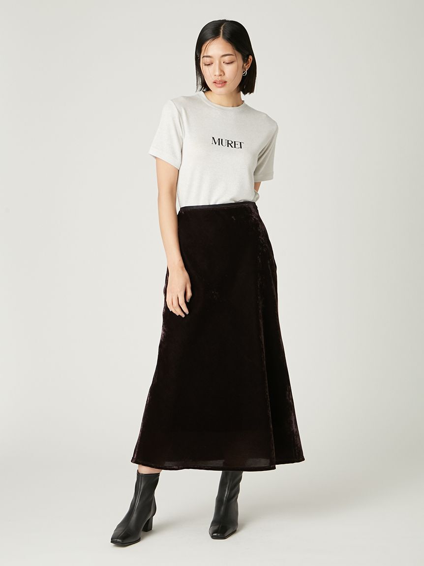 FRAY I.D「ラメフライスプリントTシャツ」|Tシャツ・カットソー|