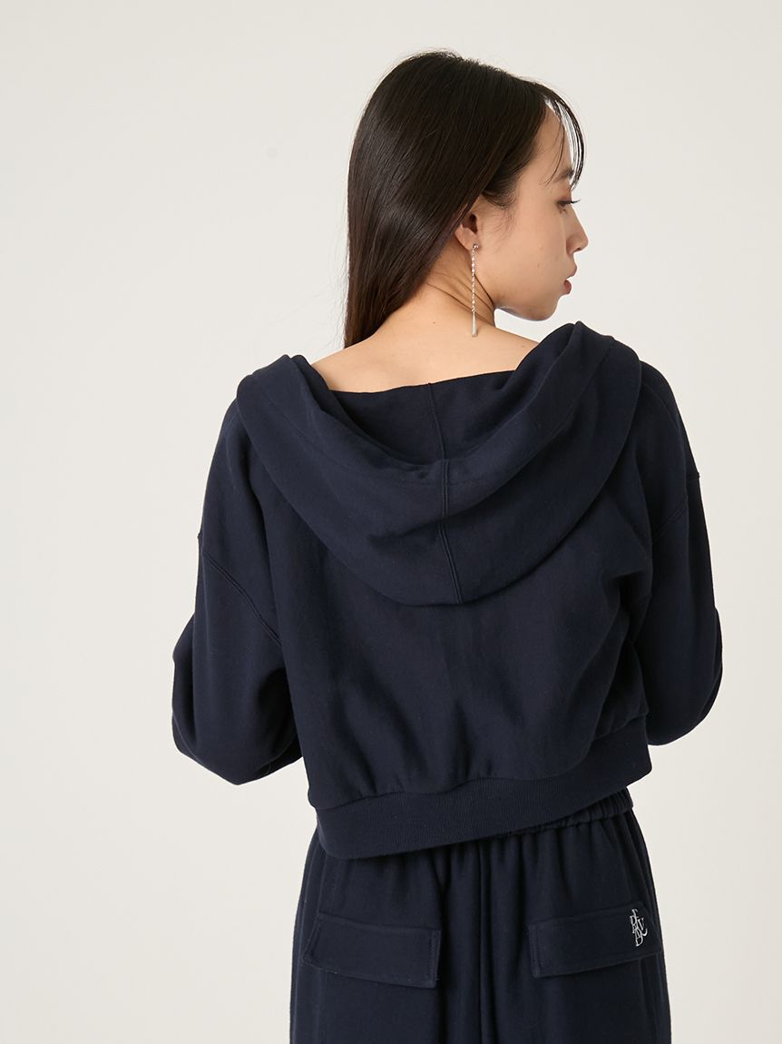 FRAY I.D「【FRAY I.D｜Champion】リバースウィーブショートフーディ」|スウェット・ジャージ|