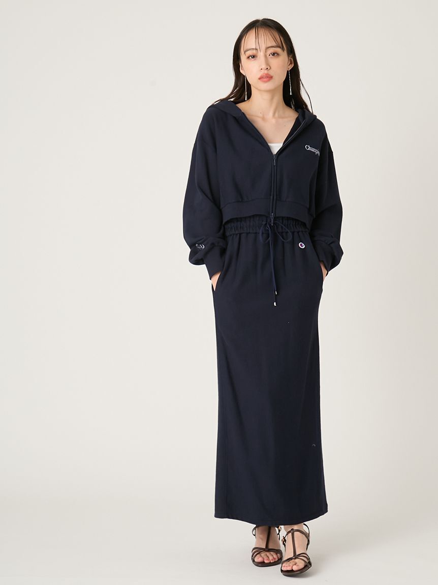 FRAY I.D「【FRAY I.D｜Champion】リバースウィーブショートフーディ」|スウェット・ジャージ|